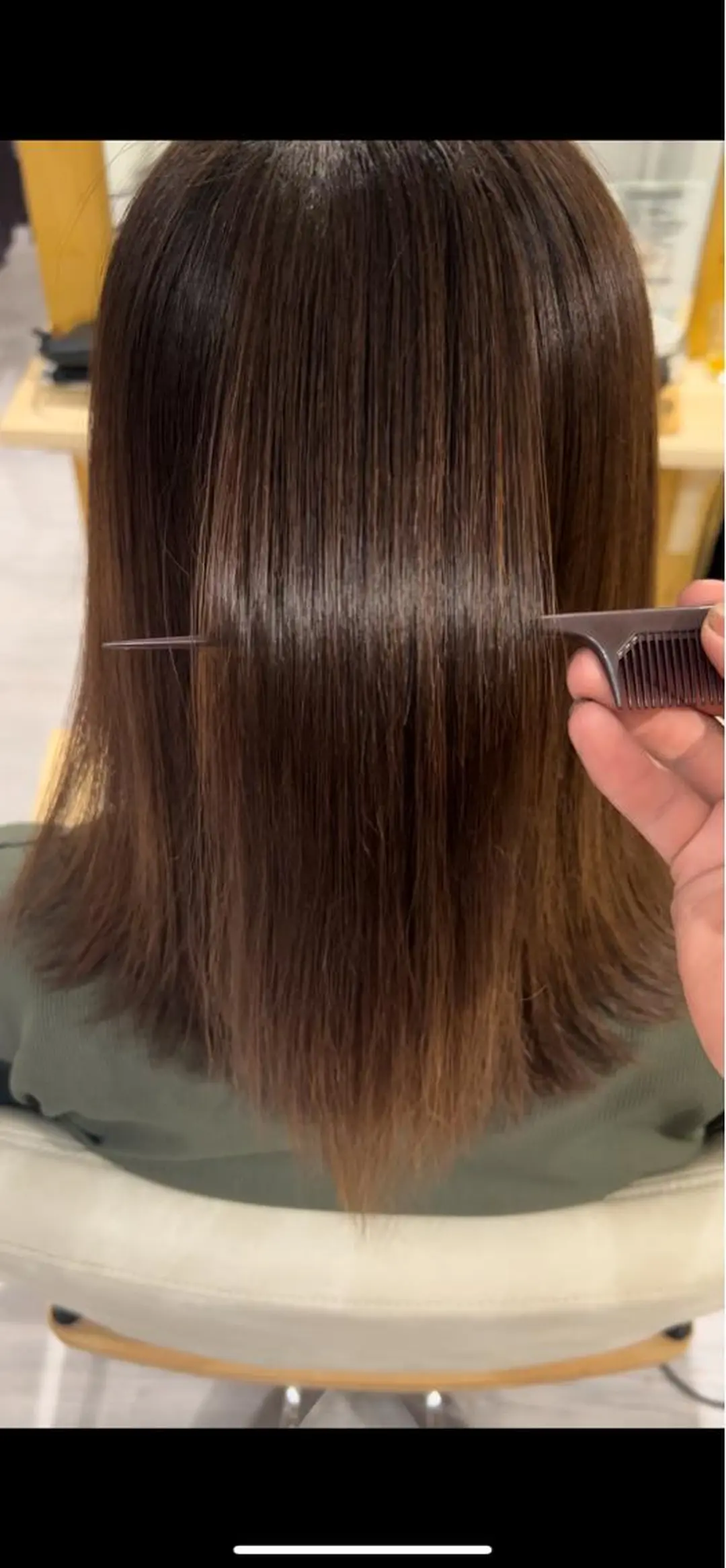 ミディアム 💙まこと💙艶 カラー(Rico)のヘアスタイル