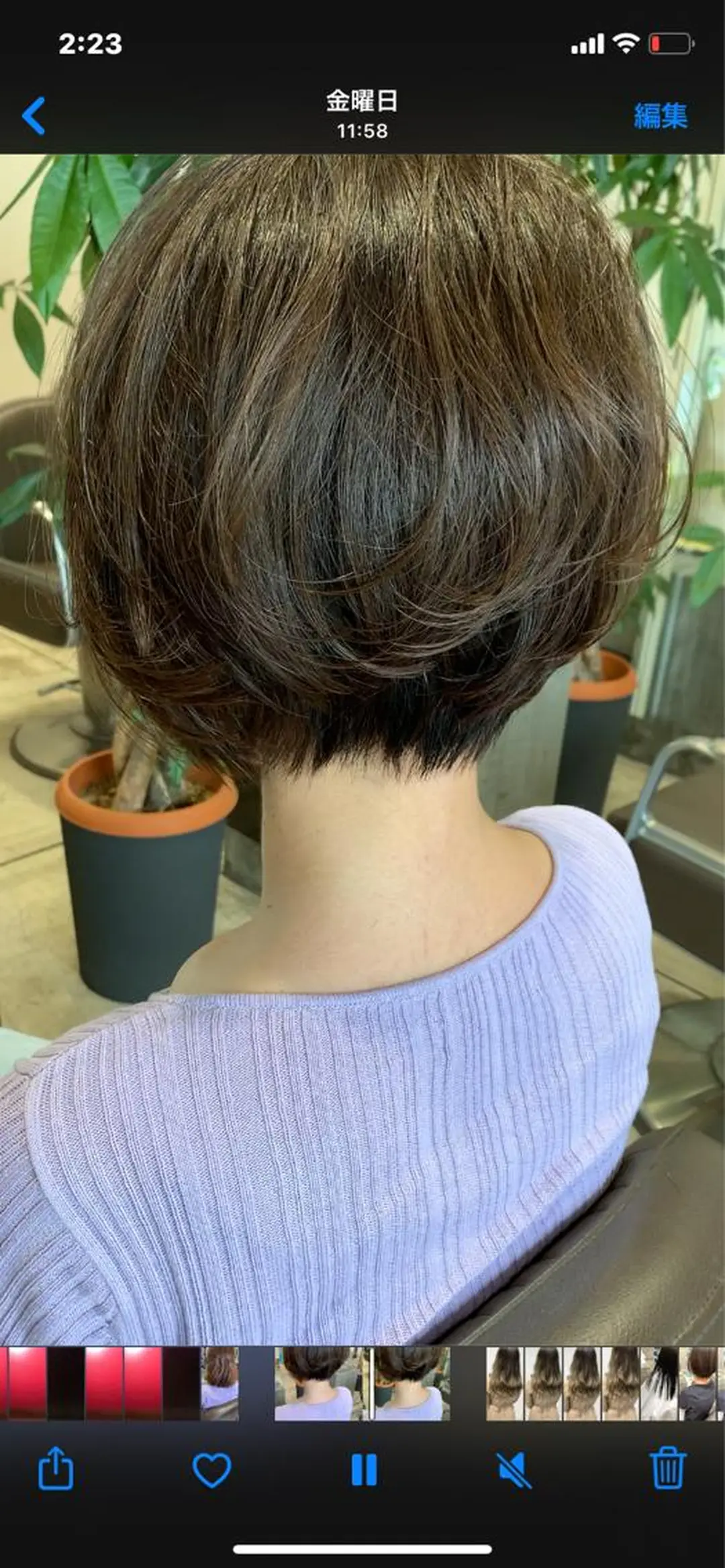 ショート 田中 亜沙美のヘアスタイル