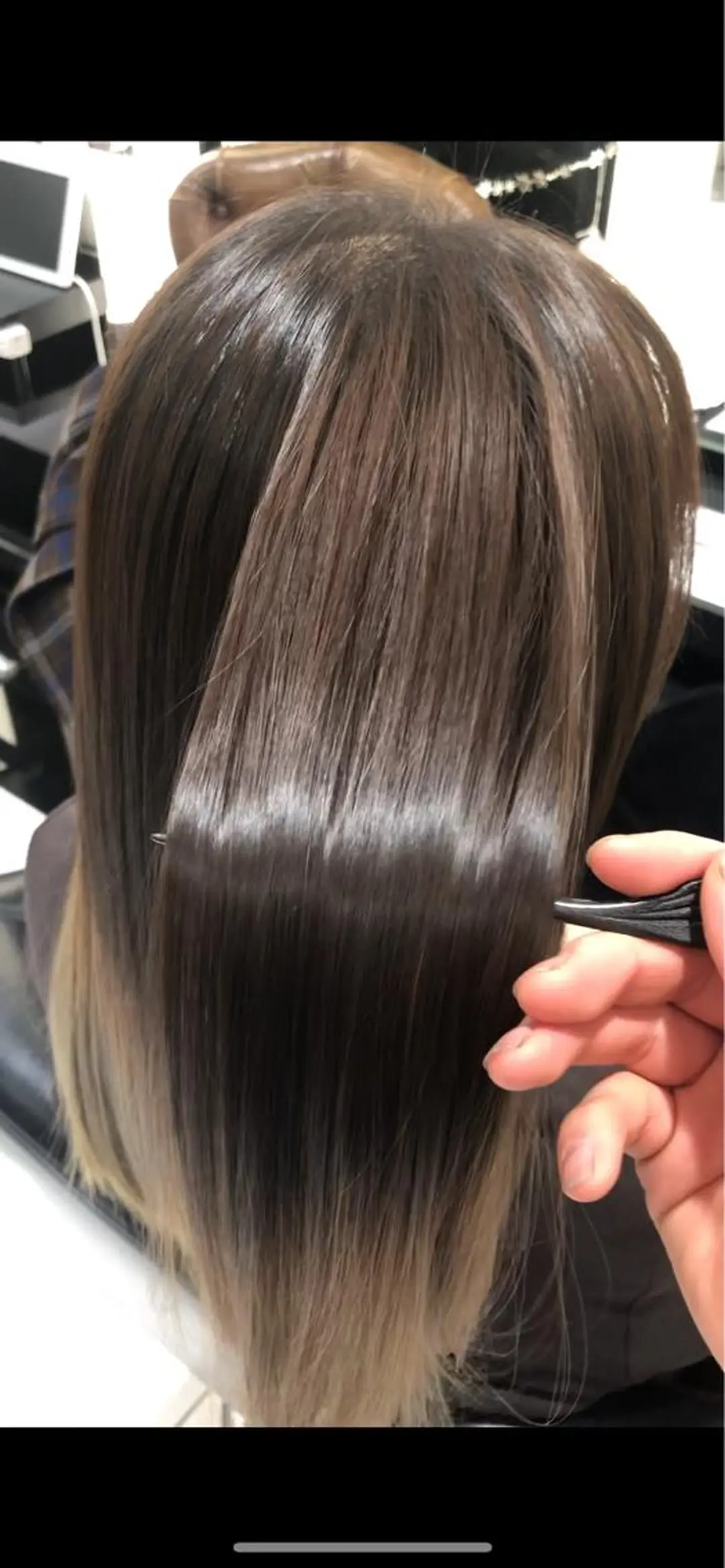 ロング 大野 仁のヘアスタイル