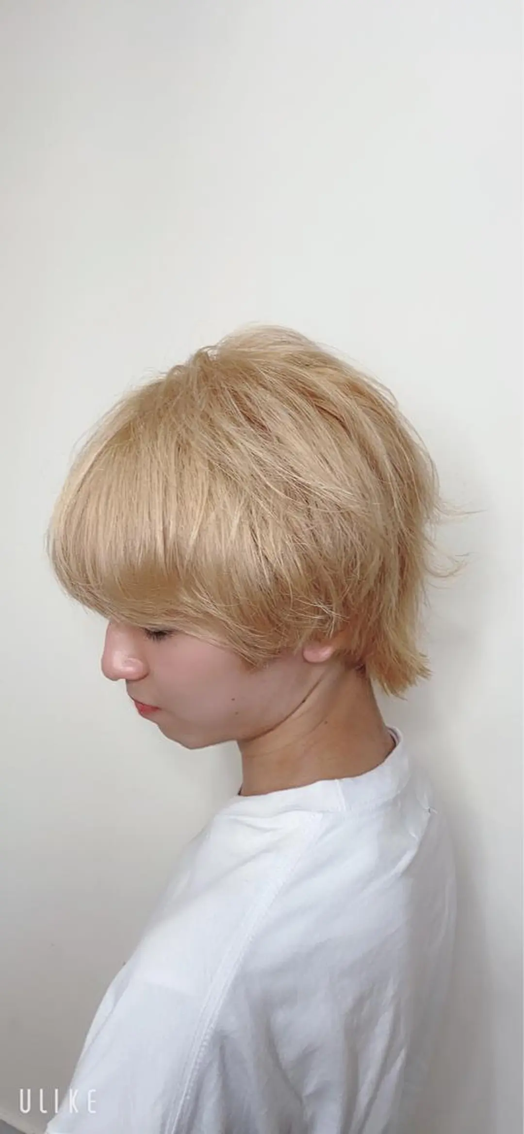 ショート カラー メンズ ブロンド カット ヘアカラー パーマ トリートメント アイラッシュ/美容室 個室/瀬戸 一菜のヘアスタイル