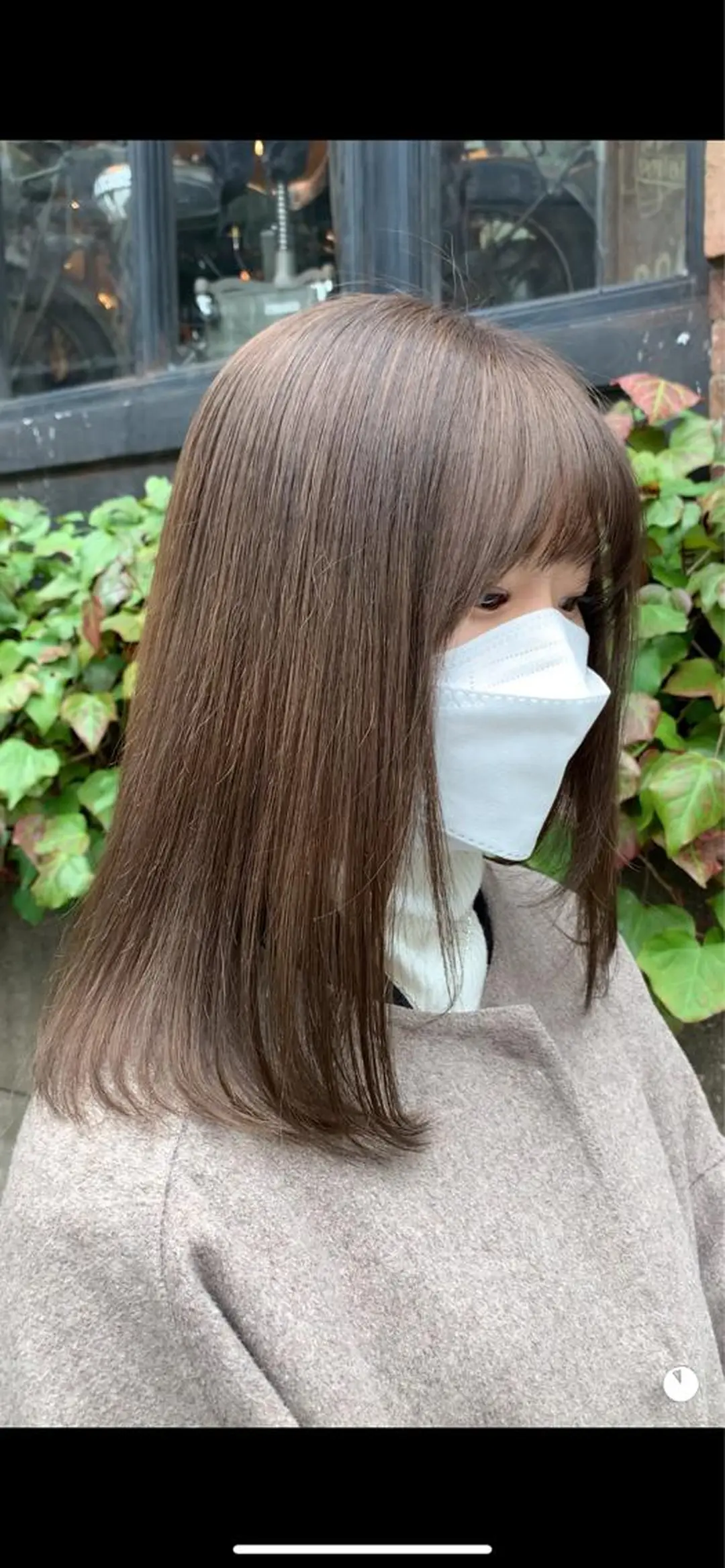ミディアム カラー カット ヘアカラー トリートメント れい🫧 ハイトーン特化のヘアスタイル