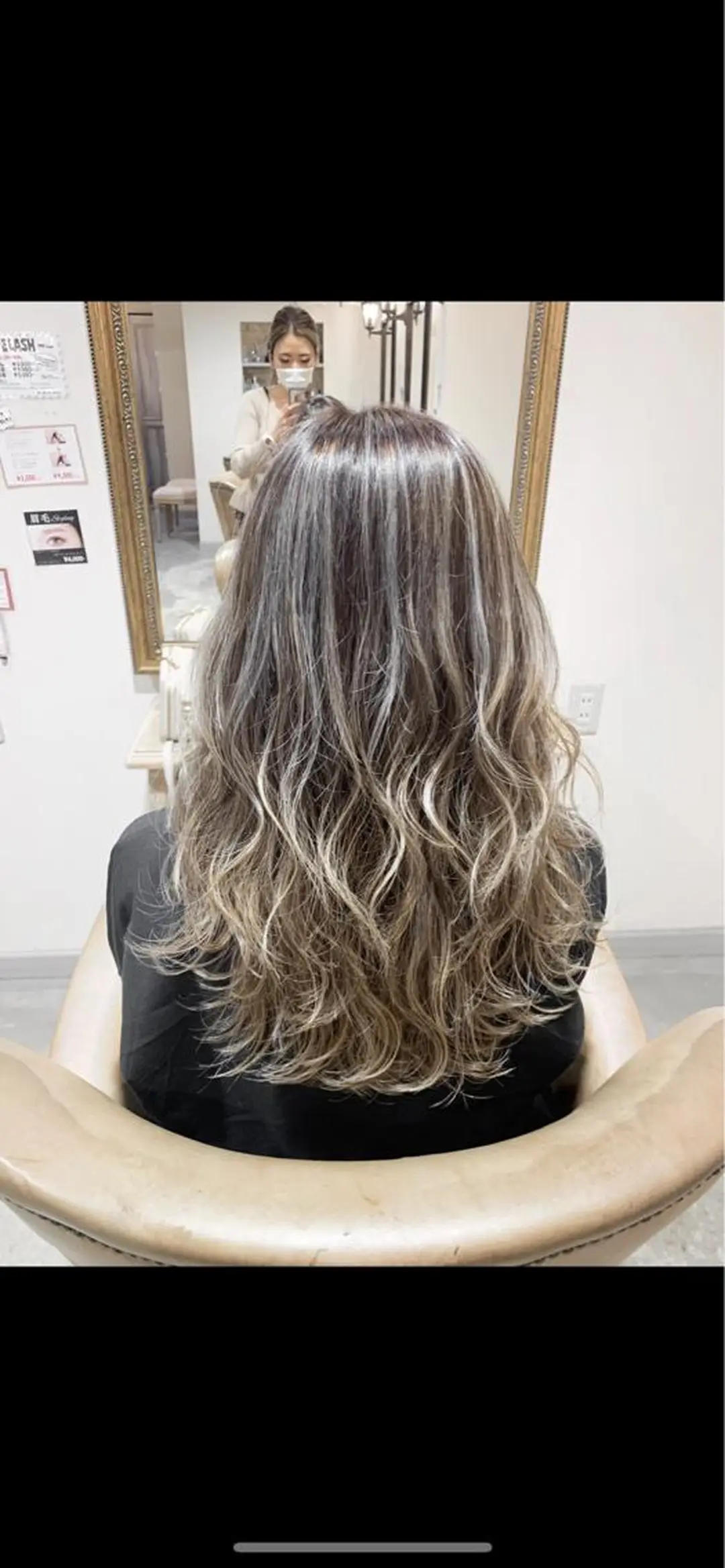 セミロング カラー パーマ ヘアアレンジ メンズ キッズ ネイル マツエク・マツパ カット ヘアカラー トリートメント 韓国♡ハイライト ♡YURIのヘアスタイル