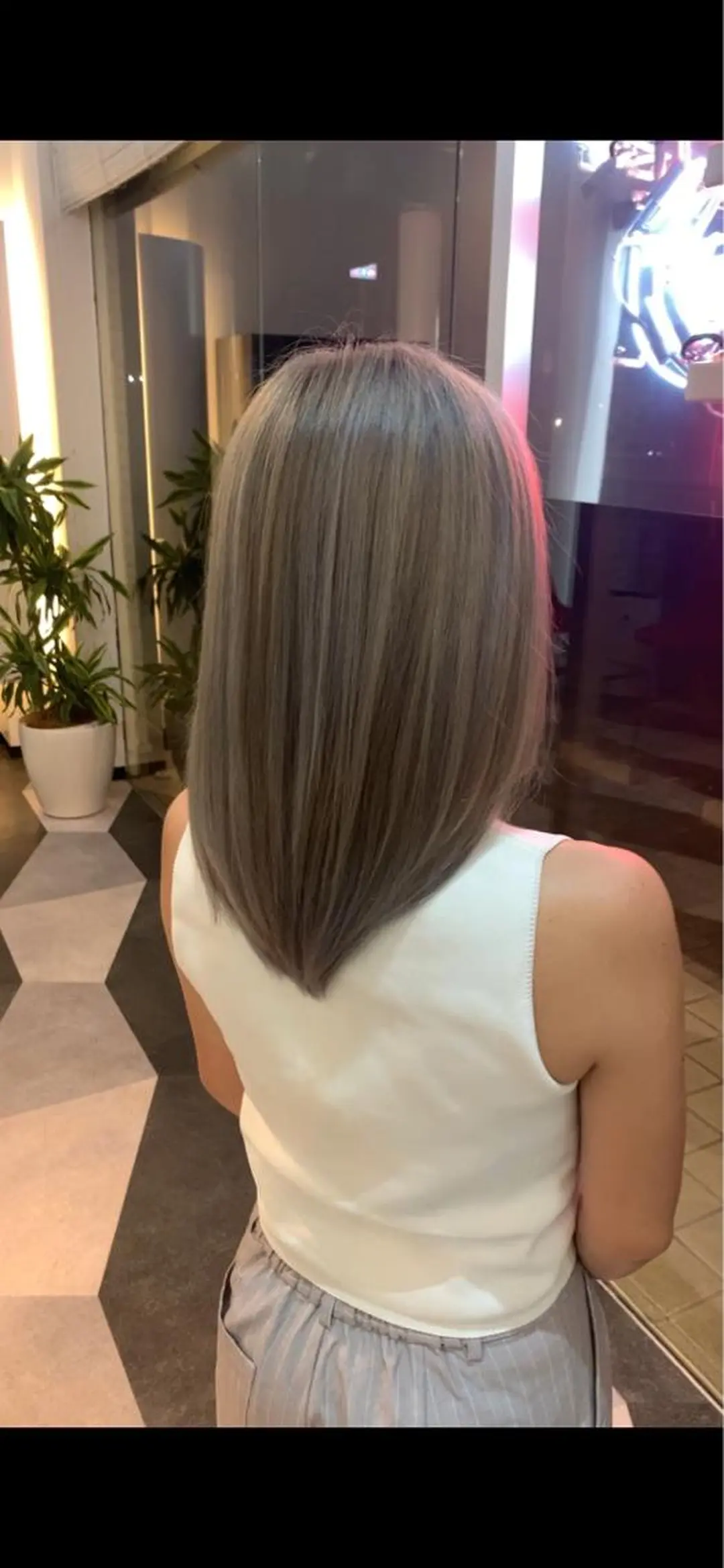 カラー BEEST所属・ate 【暖色/ハイトーン】のヘアスタイル