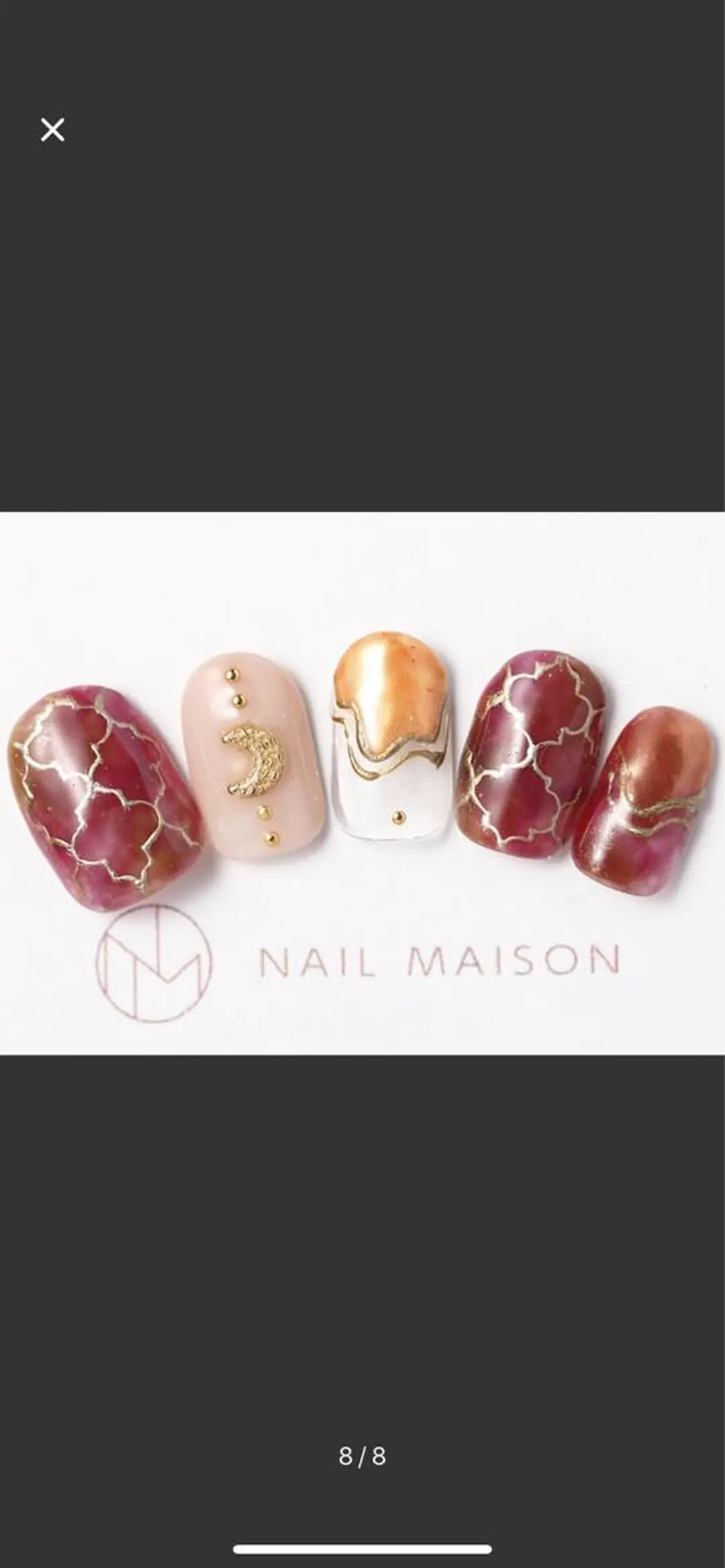 ネイル ハンドネイル Nagashima    Kのネイルデザイン