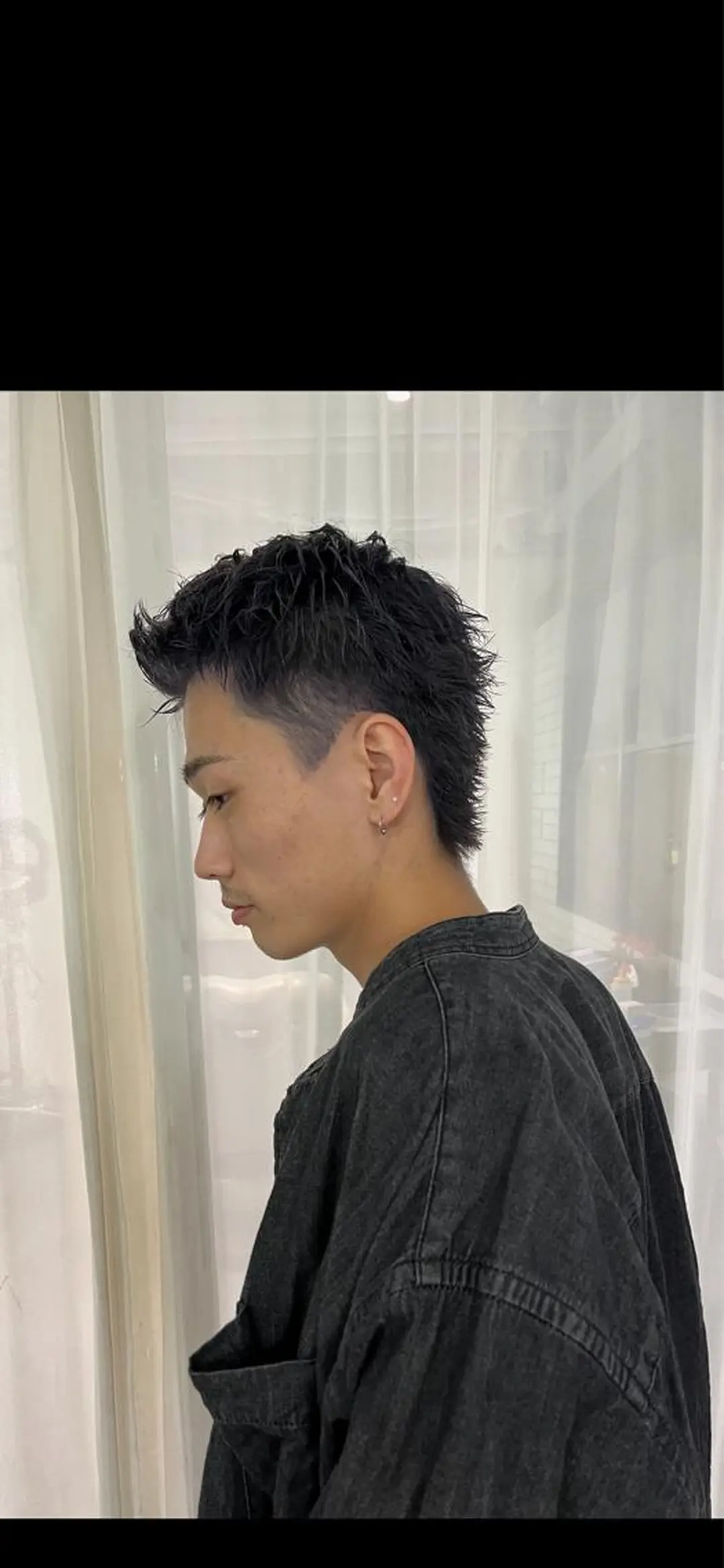 ショート カラー パーマ メンズ アイブロウ メンズアイブロウ 京都駅メンズカット/ パーマ/Keigoのヘアスタイル