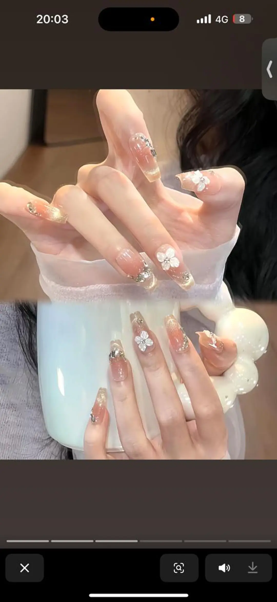 ネイル チークネイル フラッシュネイル ジェルネイル キラキラネイル 韓国ネイル Hanaai Salonスニタのネイルデザイン