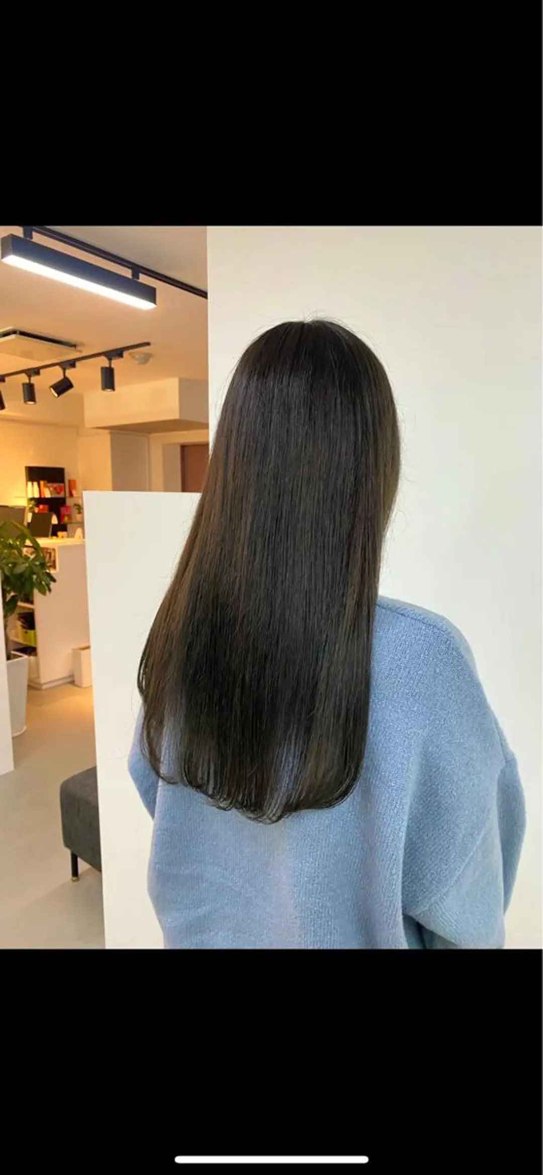 ロング カラー 黒髪 ブルーカラー ブルーブラック Aujuaソムリエ 🎨‎♡HARUのヘアスタイル