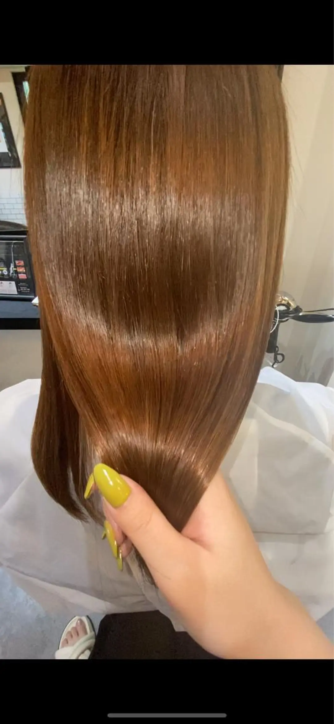 ミディアム 髪質改善 トリートメント カット トリートメント 美髪✨髪質改善 &艶カラーmanaeのヘアスタイル