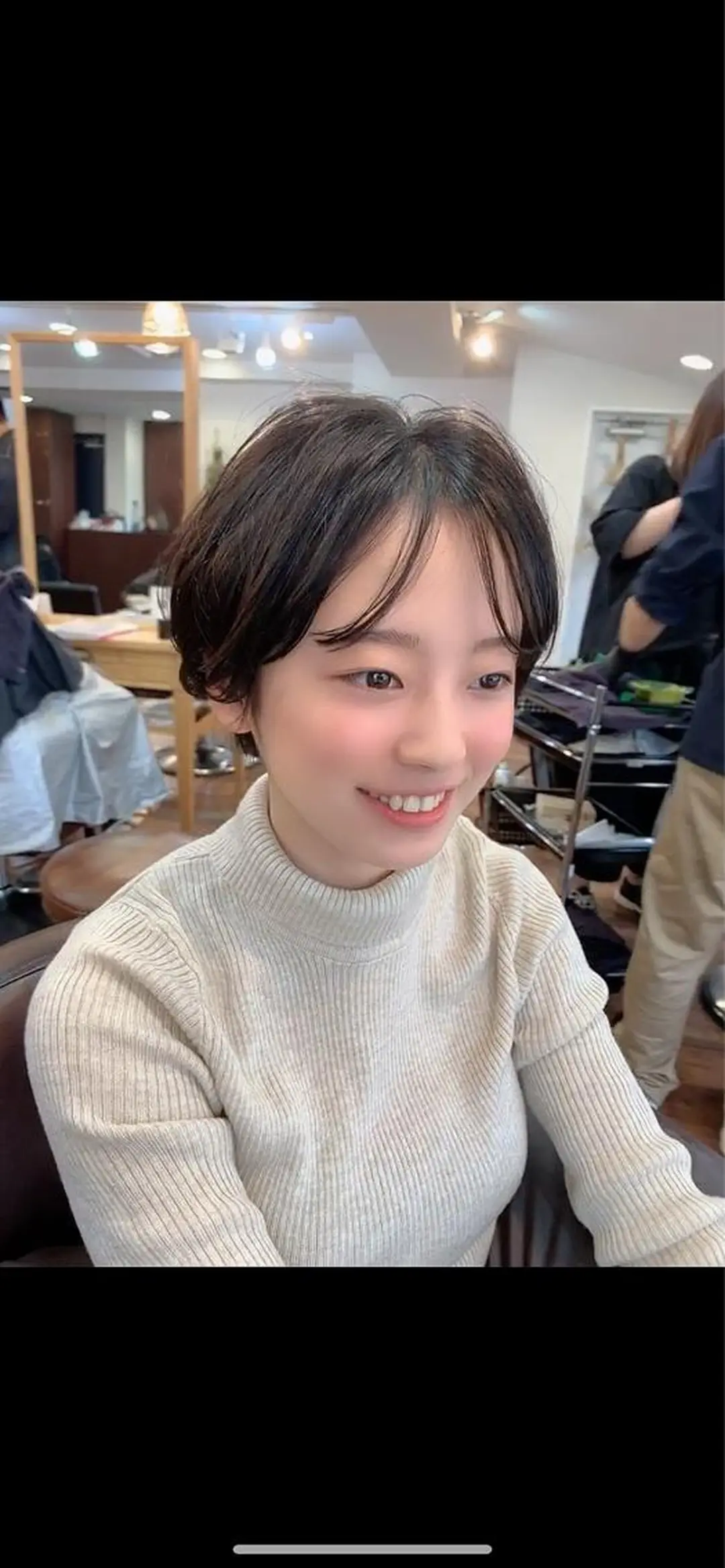 ショート 縮毛矯正/ショート/ レイヤー/畑中正敏のヘアスタイル