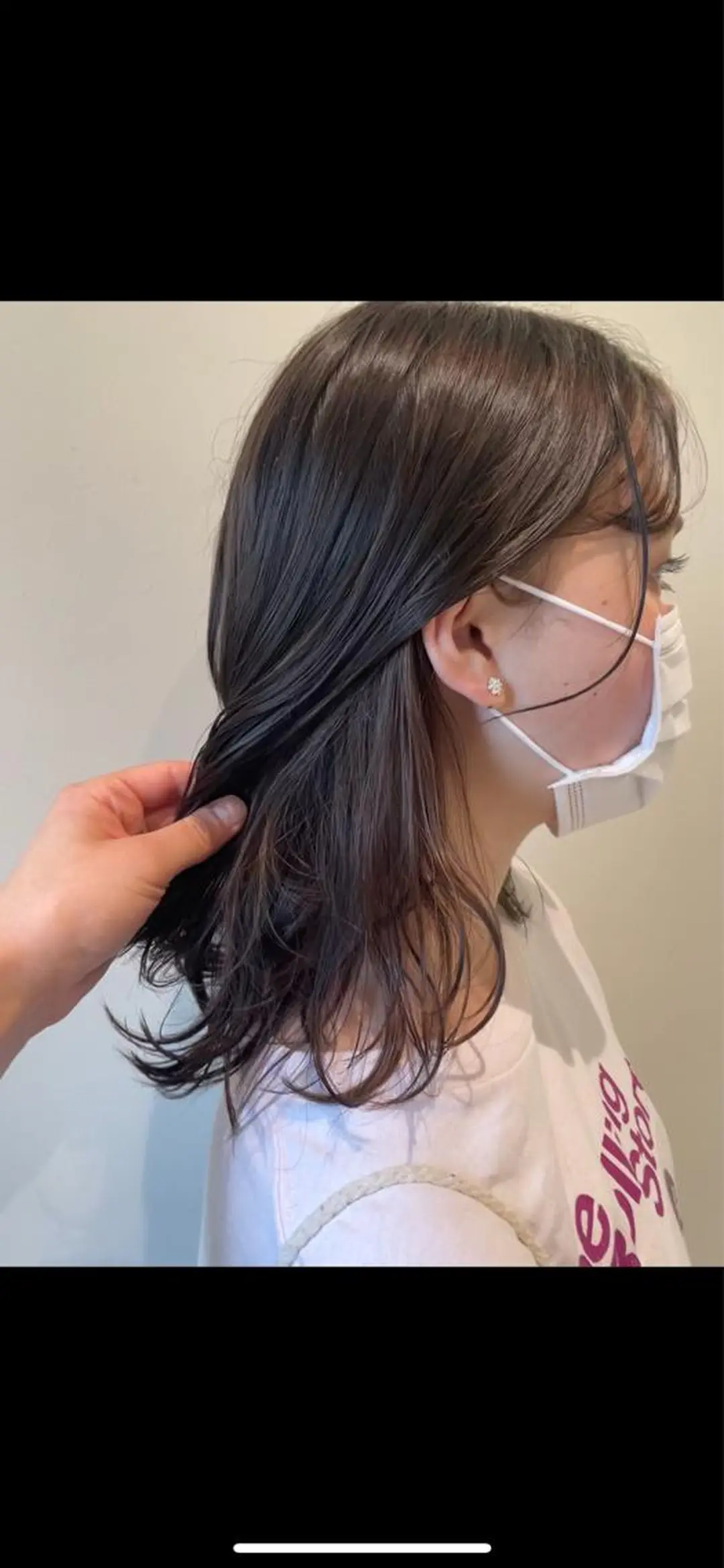 ミディアム エクステ ヘアカラー トリートメント ボブ/透明感 カラー /風花のヘアスタイル