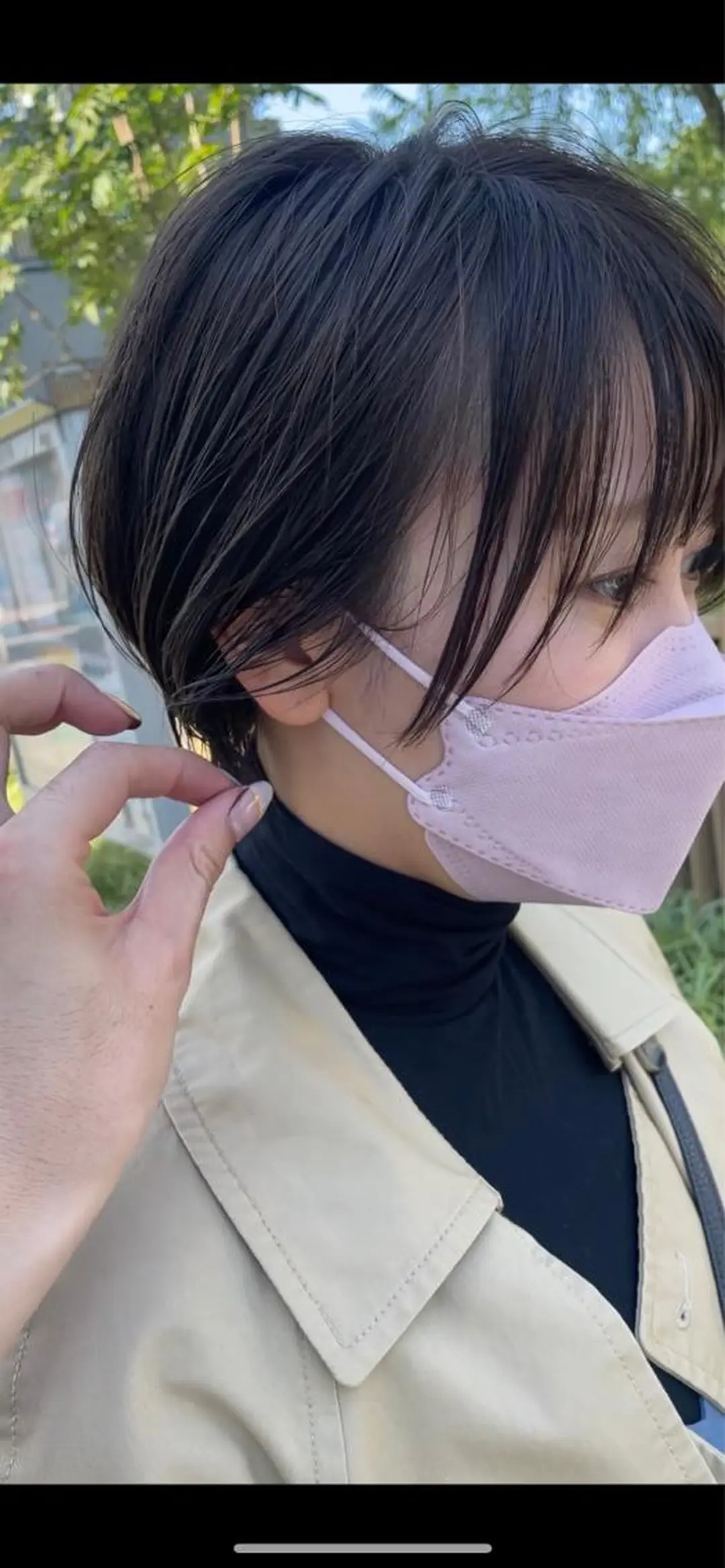 ショート 縮毛髪質改善特化 阿部はるかのヘアスタイル