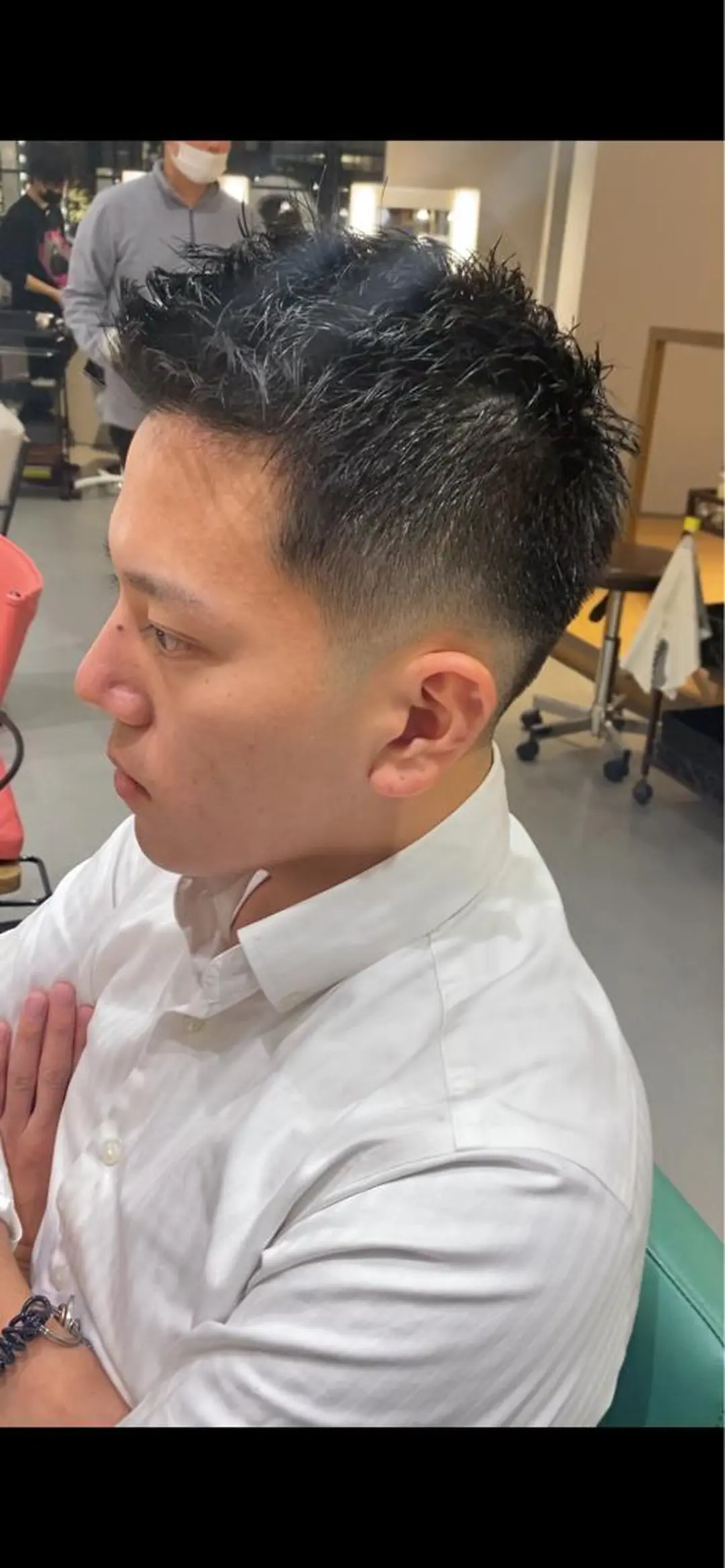 ショート メンズ unopulir 景山　凌のヘアスタイル