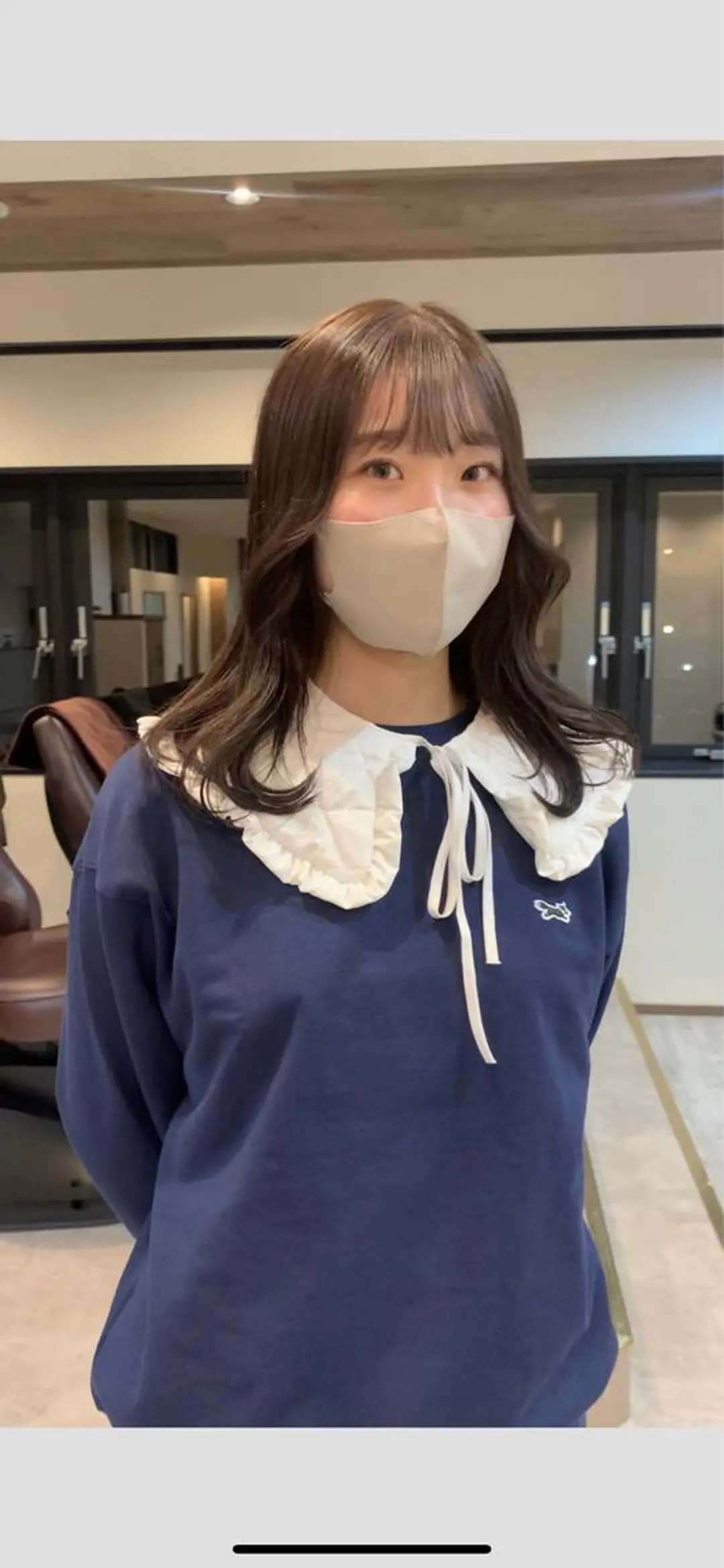 ロング 落合希 Olivebeigeのヘアスタイル