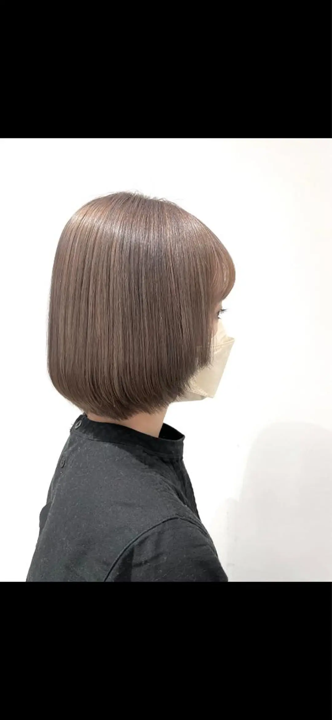 ミディアム カラー 青沼夏未/オリーブ/ 寒色カラーのヘアスタイル