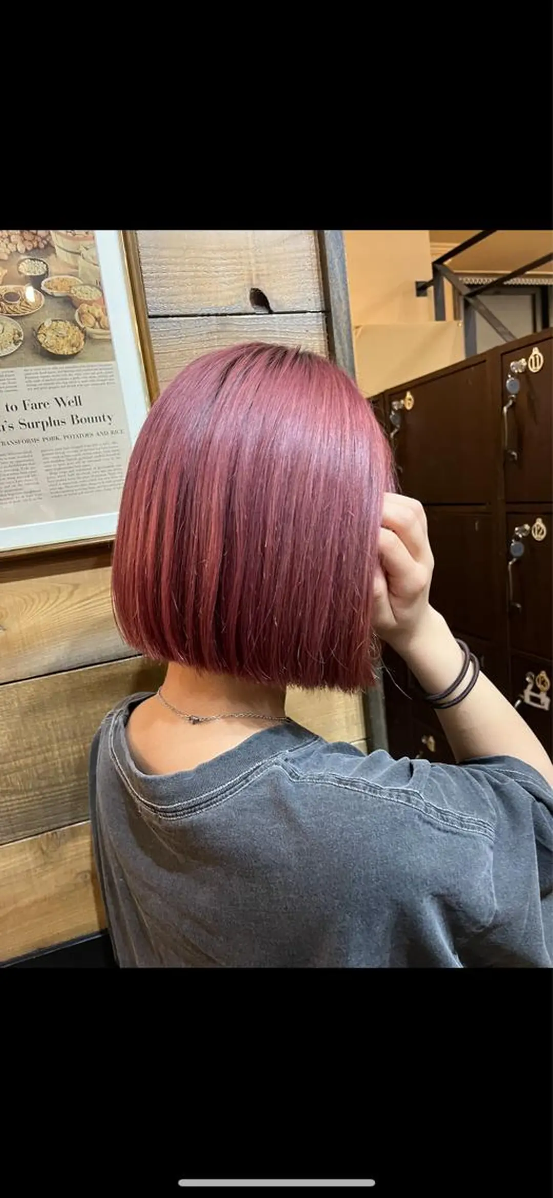 ショート カラー ピンクカラー ボブ ヘアカラー SHIAN 八王子👼鬼塚さやかのヘアスタイル