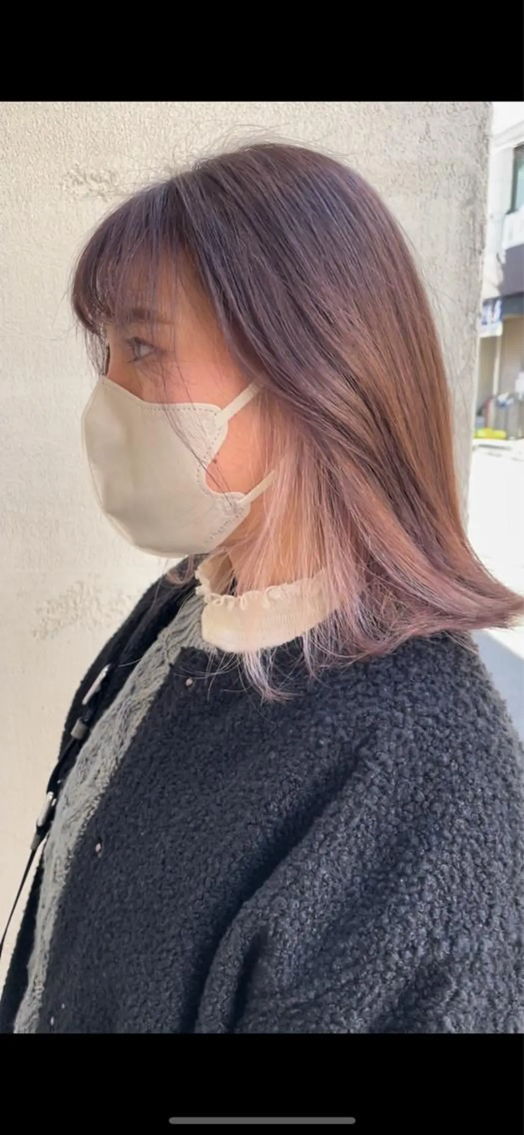 ミディアム ヘアカラー トリートメント ヘッドスパ マホ/日吉/髪質改善 /レイヤー/ガーリーのヘアスタイル