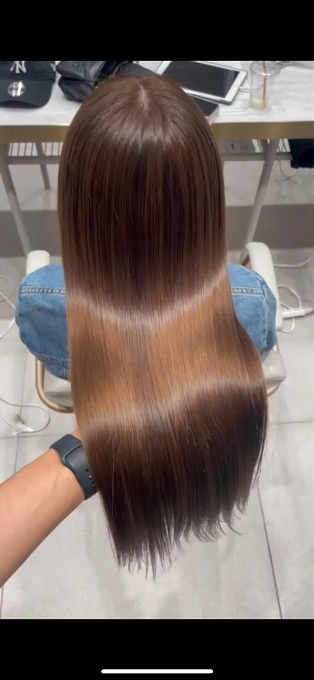 ロング ロング 透明感カラー/似合わ せ前髪/柴田礼空のヘアスタイル