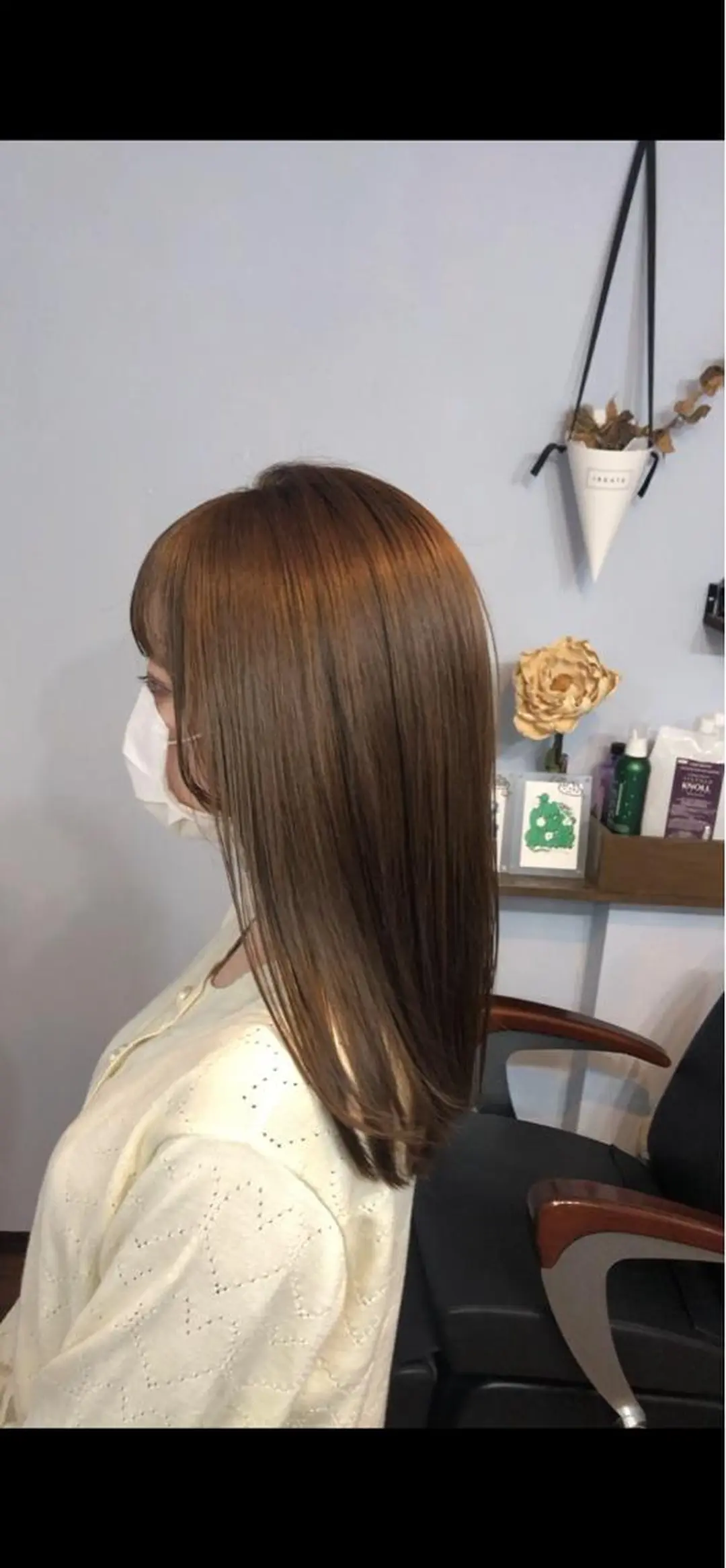 セミロング カラー ベージュカラー 透明感カラー オリーブベージュ 🌈美髪✂︎艶色🎨 頭皮改善🍀TAKUのヘアスタイル