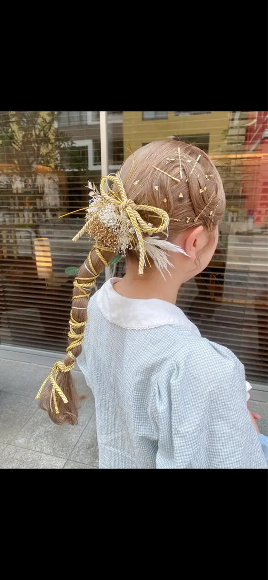 ヘアアレンジ 成人式 溝口 ひなこのマツエク・マツパデザイン