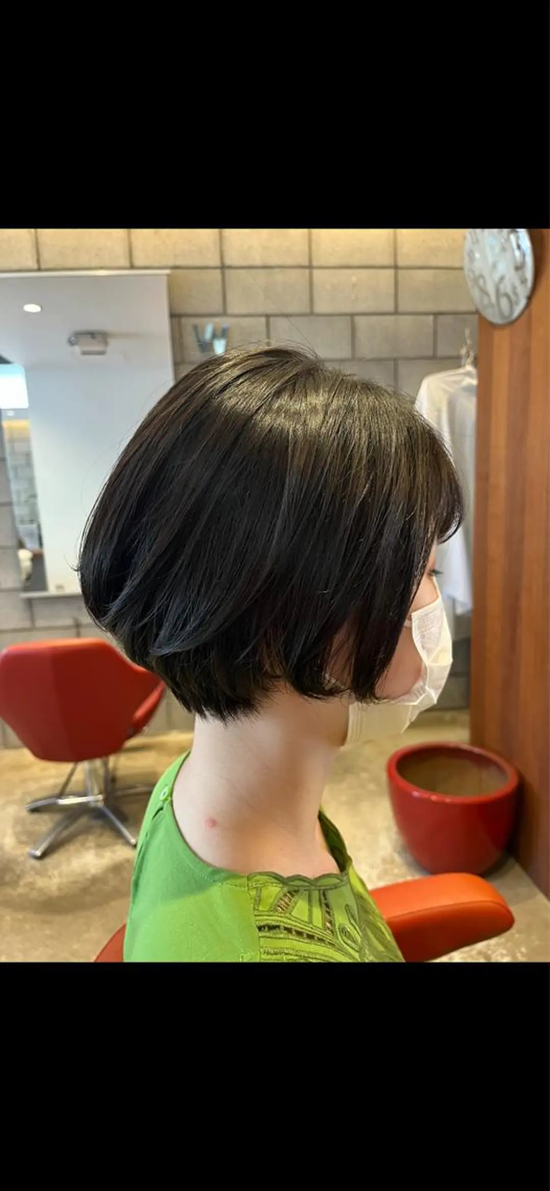 ショート カット 近 沙織のヘアスタイル