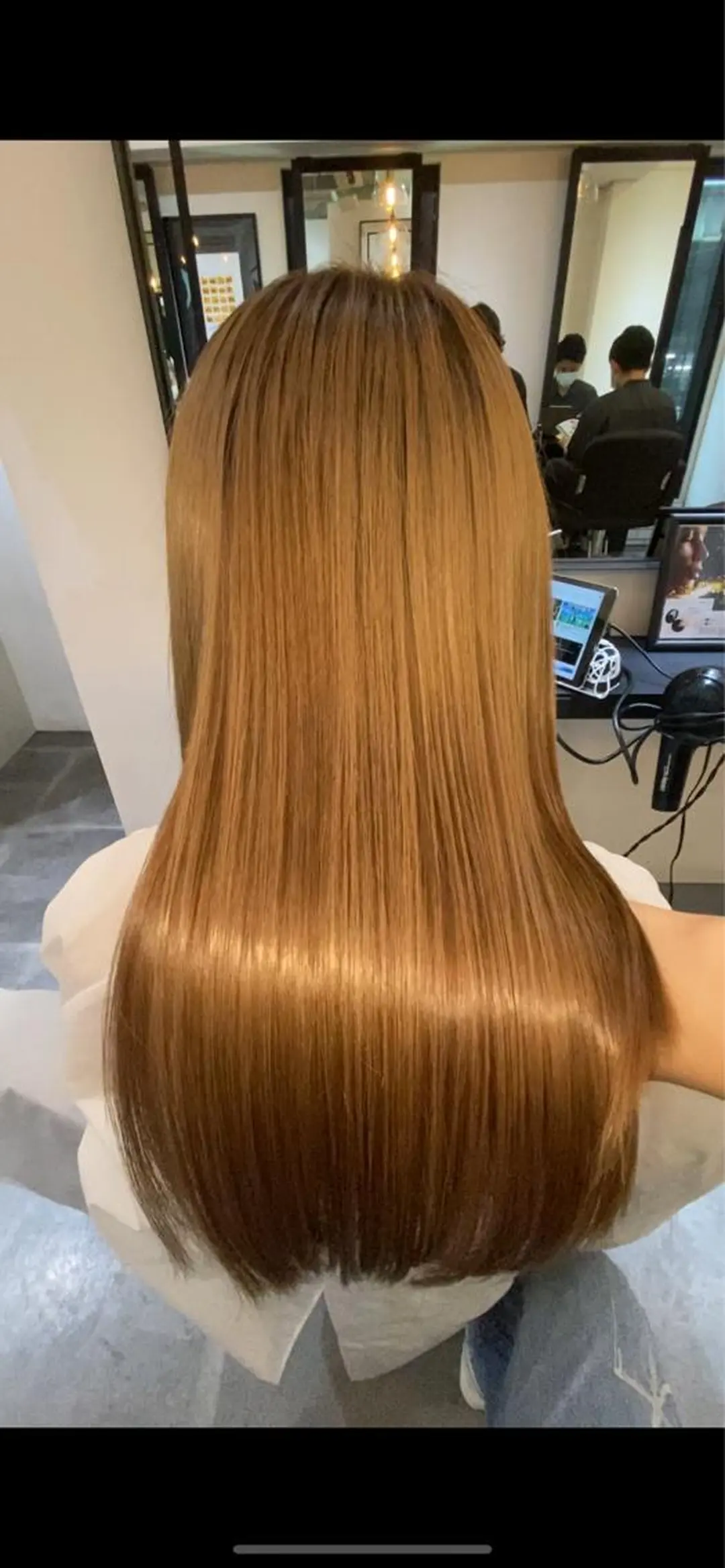 ミディアム 髪質改善 トリートメント カット ヘアカラー トリートメント 美髪✨髪質改善 &艶カラーmanaeのヘアスタイル