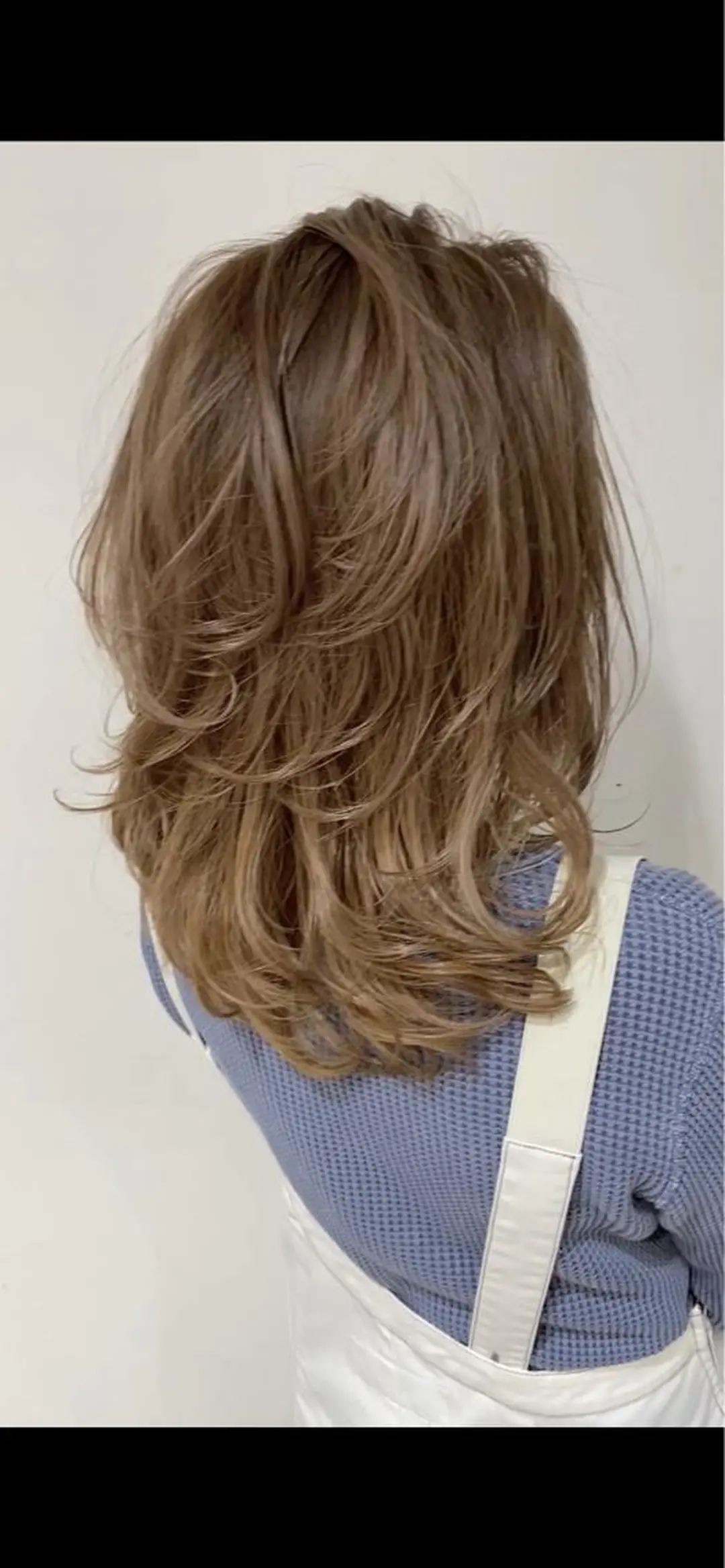 ミディアム カラー AMI Hair  supply所属・髪質改善カラー韓国風 レイヤーtudaのヘアスタイル