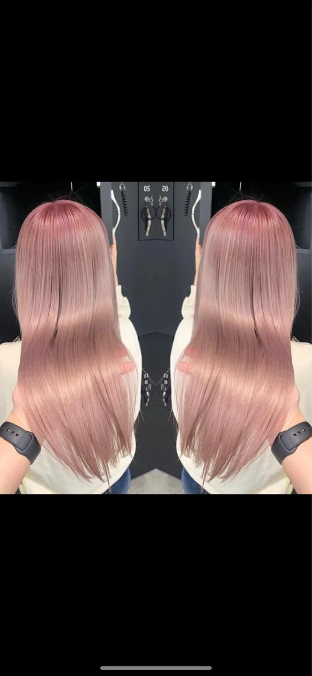 ミディアム ヘアカラー トリートメント 及川シゲル 髪質改善講師のヘアスタイル