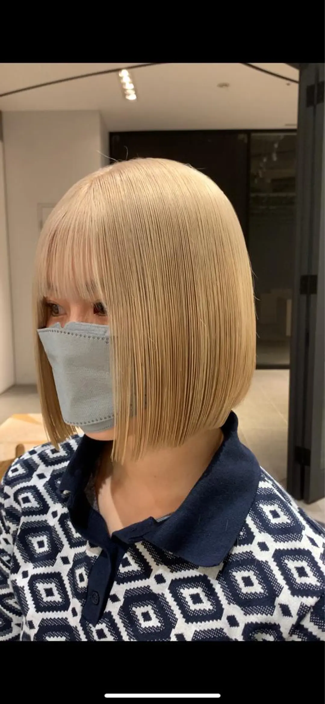 ショート カラー カット ヘアカラー トリートメント れい🫧 ハイトーン特化のヘアスタイル