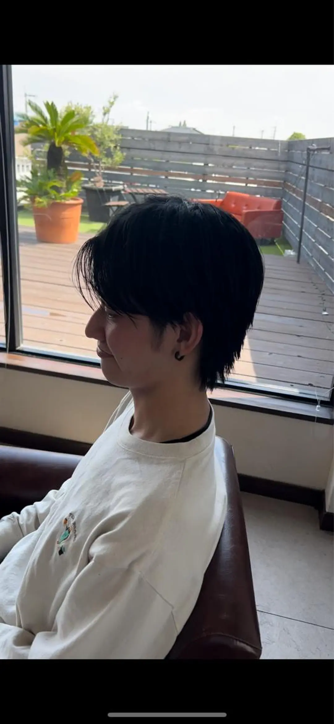 ショート メンズ センターパート マッシュウルフ マッシュ メンズウルフカット ウルフカット TIDEHAIR/ AYATOのヘアスタイル