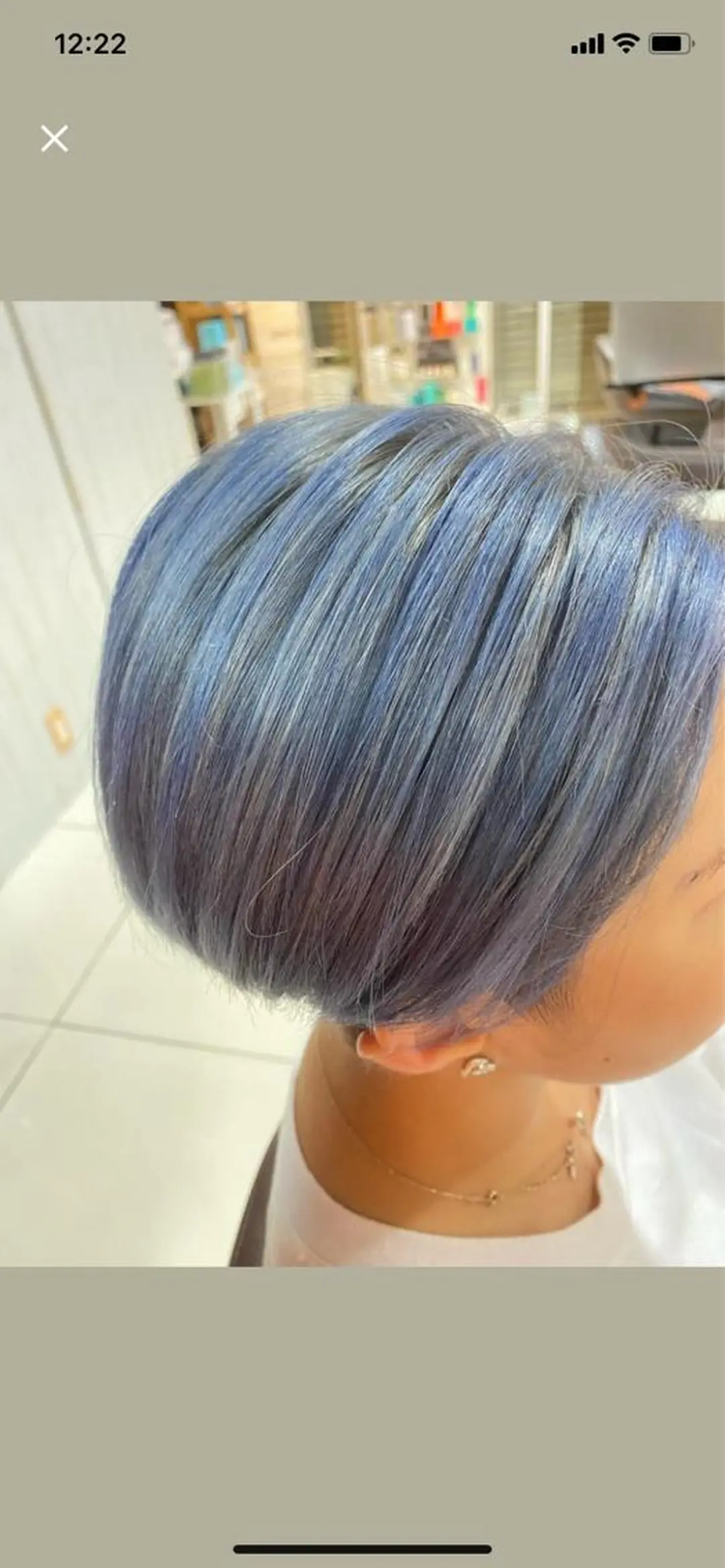 ショート カラー ヘアカラー ミルクティーベージュ 暖色カラー/池田麻帆のヘアスタイル