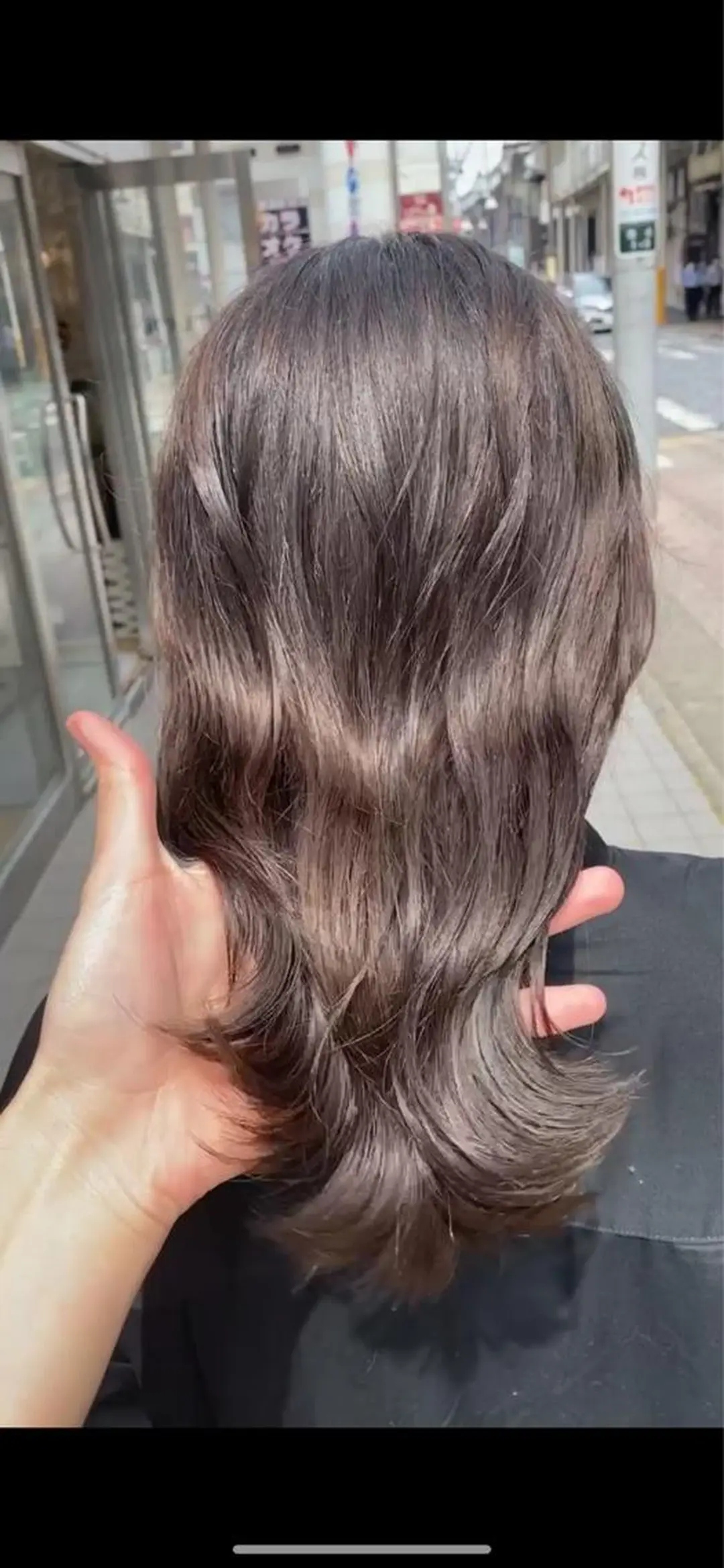 ロング メンズ縮毛矯正 ニュアンスパーマのヘアスタイル