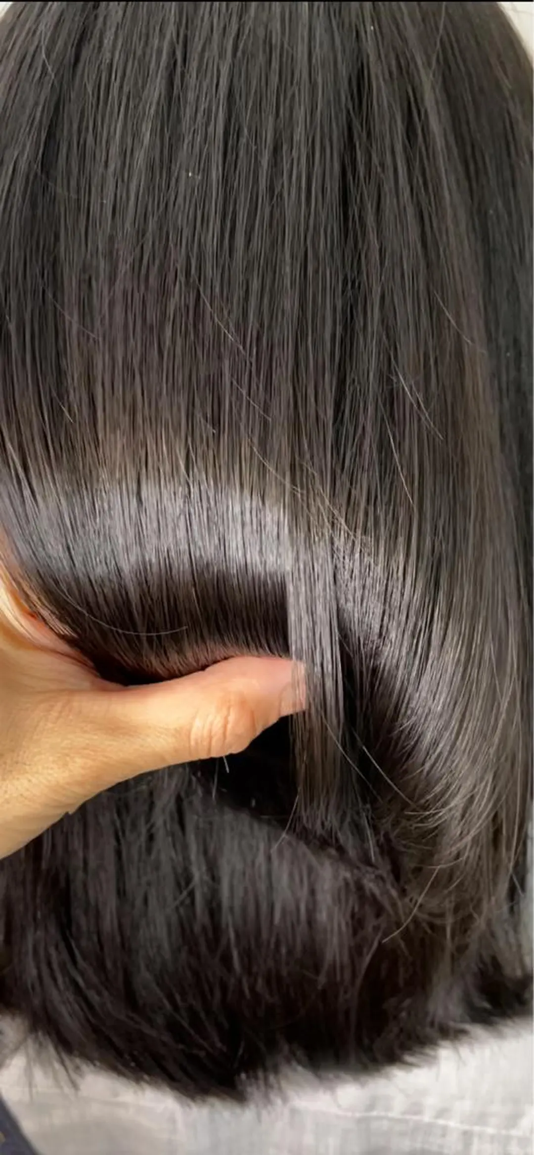 ミディアム 髪質改善 トリートメント 酸熱トリートメント アートディレクター 尾内 友美のヘアスタイル