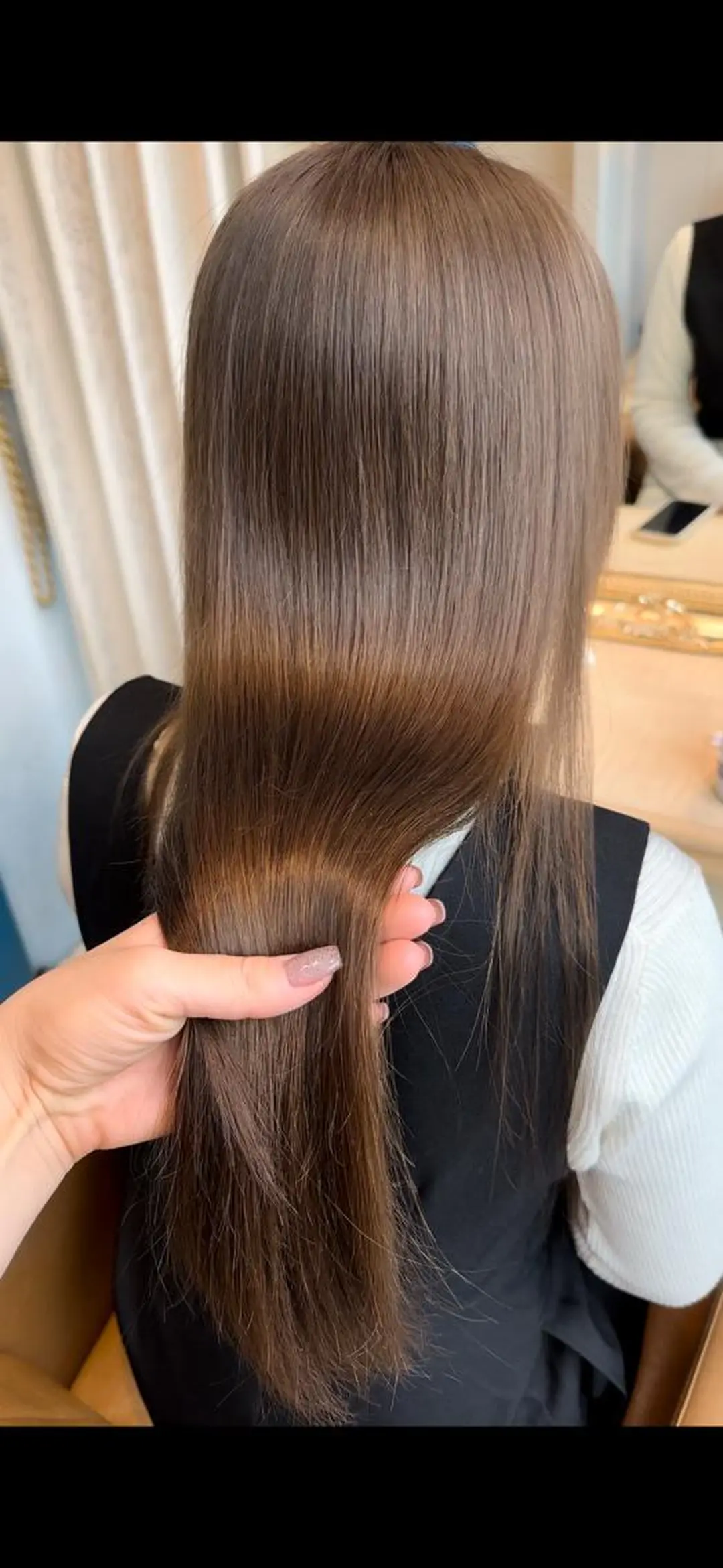 ロング ブリーチなし/暖色/ 透明感/ririkaのヘアスタイル