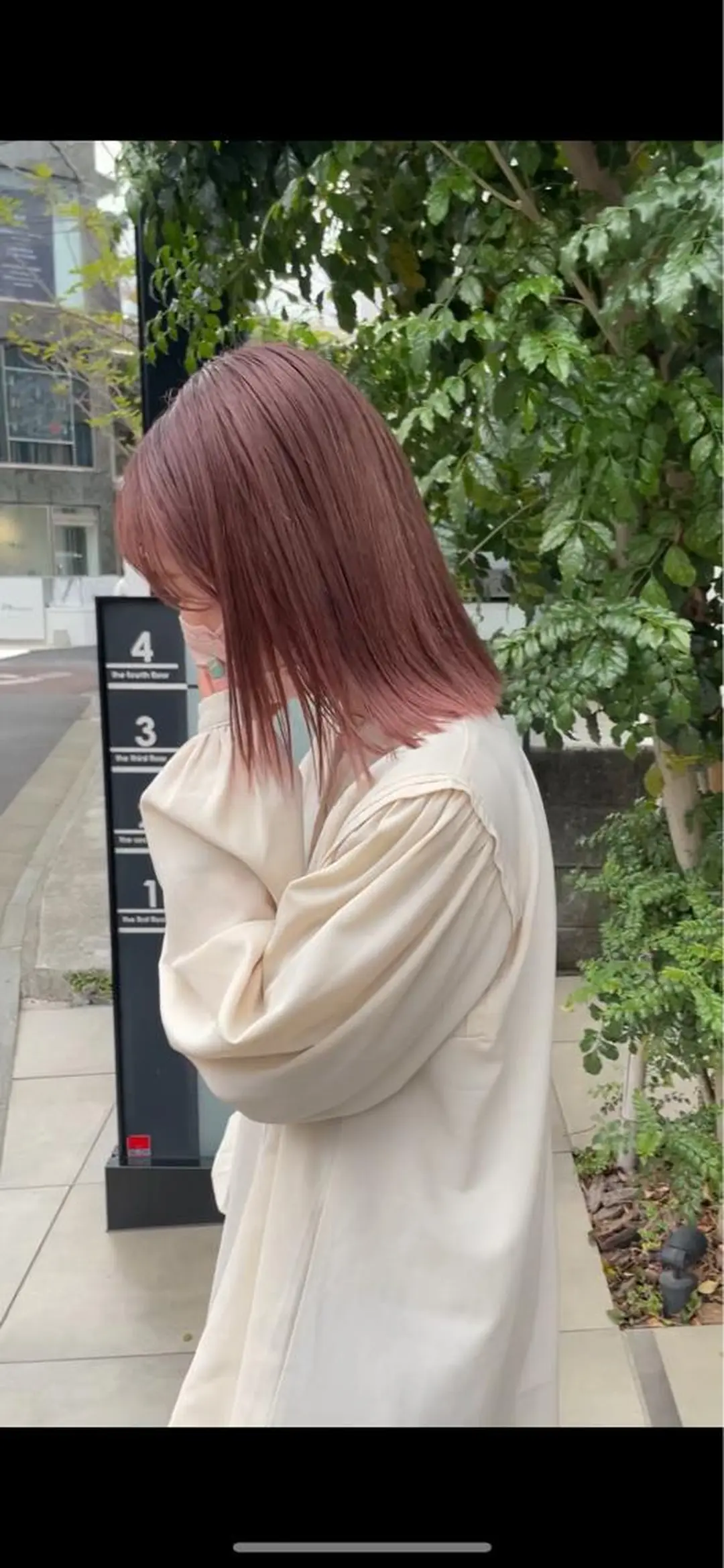 ミディアム カラー REINA☁️透明感 カラー/ぷつっと♡のヘアスタイル