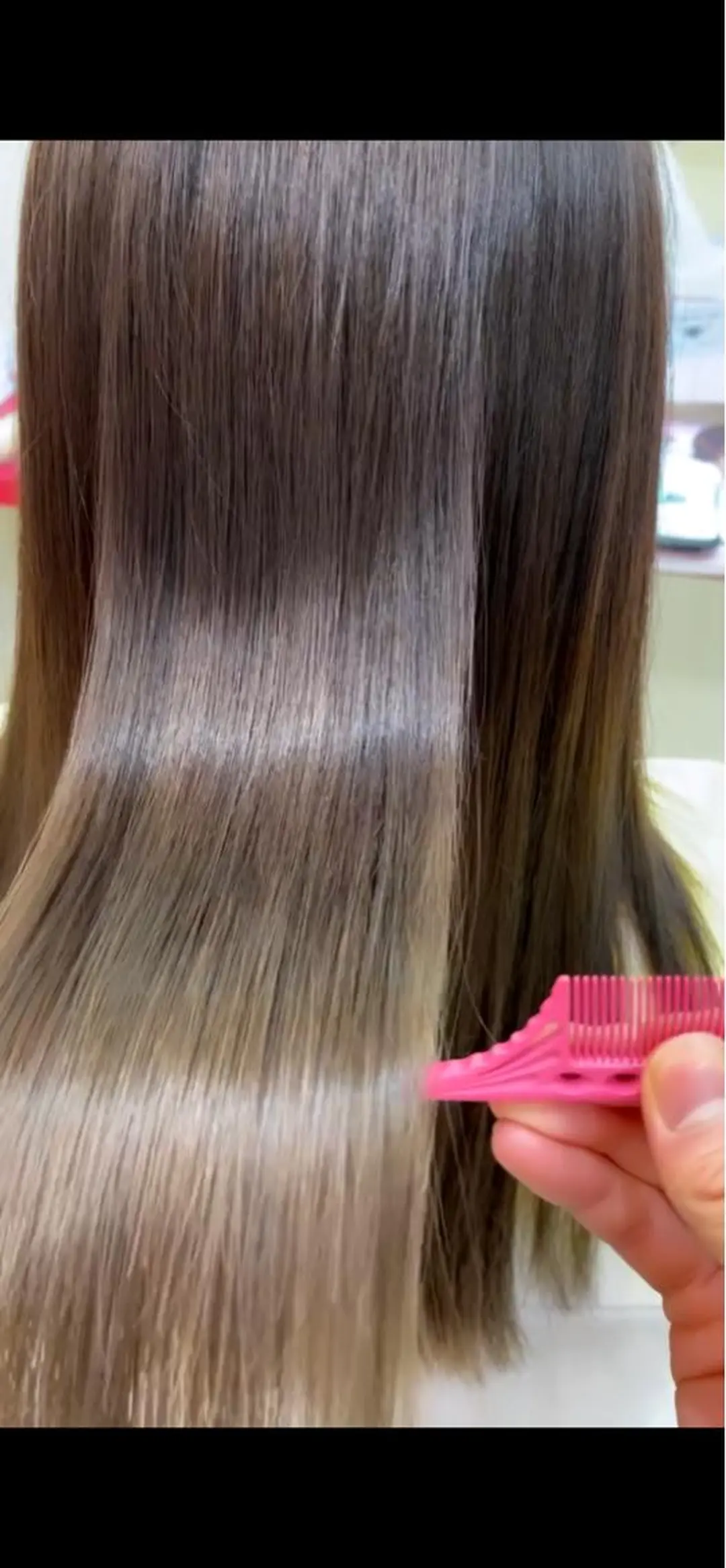 ロング トリートメント トリートメント 名古屋のピンク好き かずくん🦩のヘアスタイル
