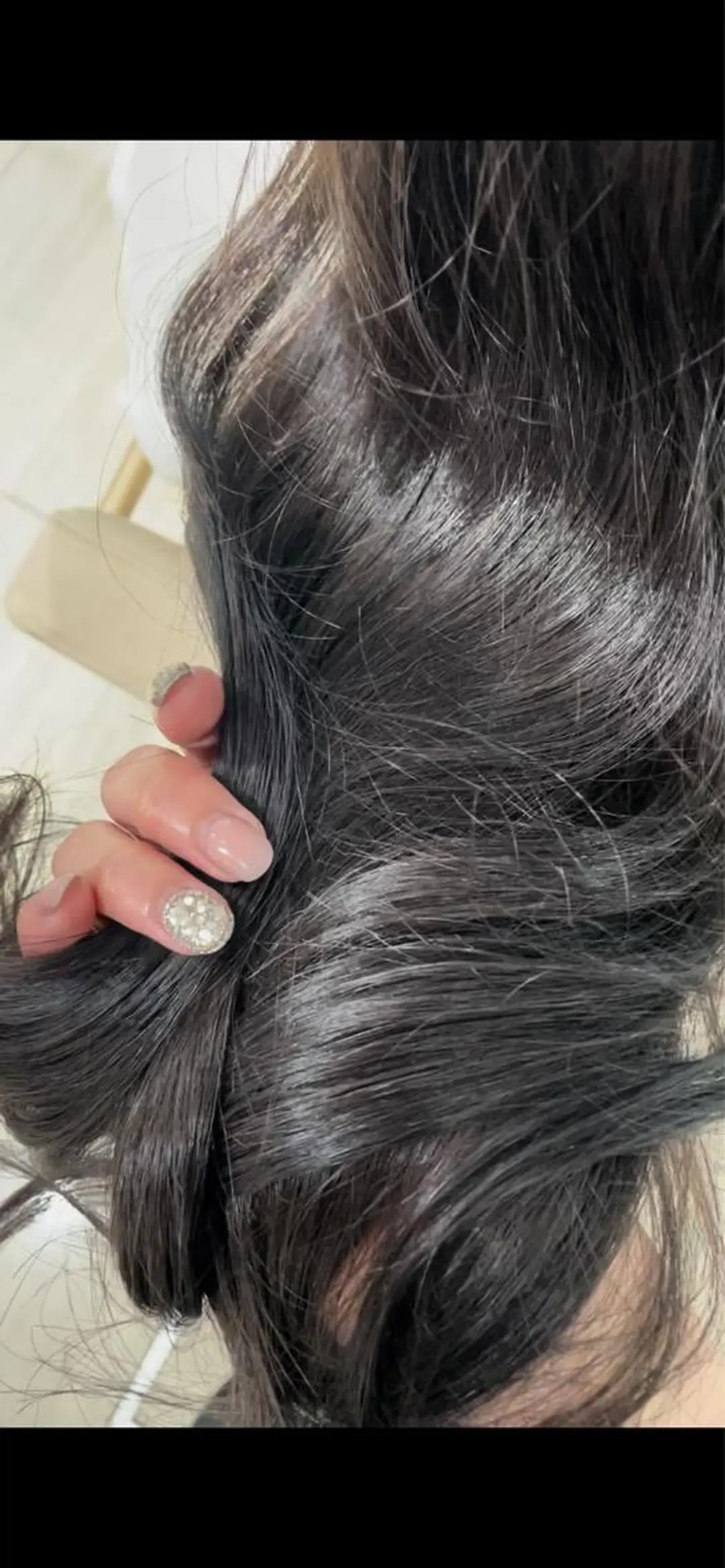 ロング カラー 森 はるかのヘアスタイル