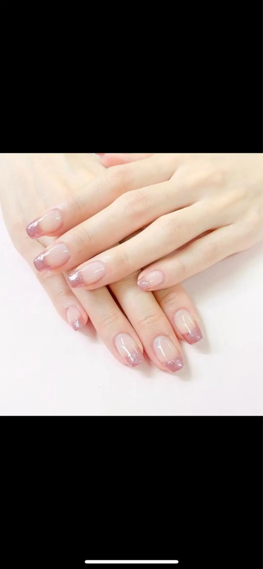 ネイル フレンチネイル ラメ(グリッター) ハンドネイル 大阪福島韓国束感まつ げ Sayaka🤍のマツエク・マツパデザイン