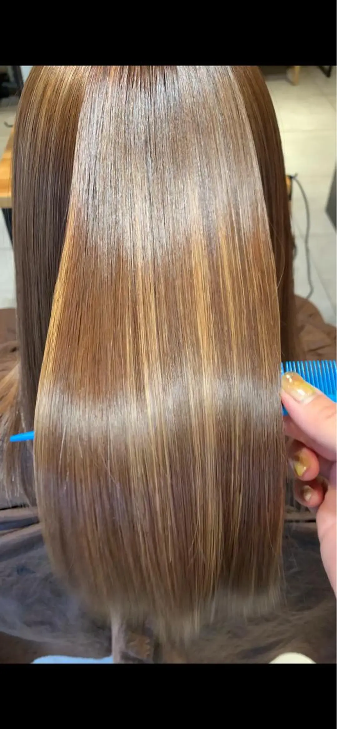 ミディアム パーマ 縮毛矯正✖️似合わせ 🌻ヒトミのヘアスタイル