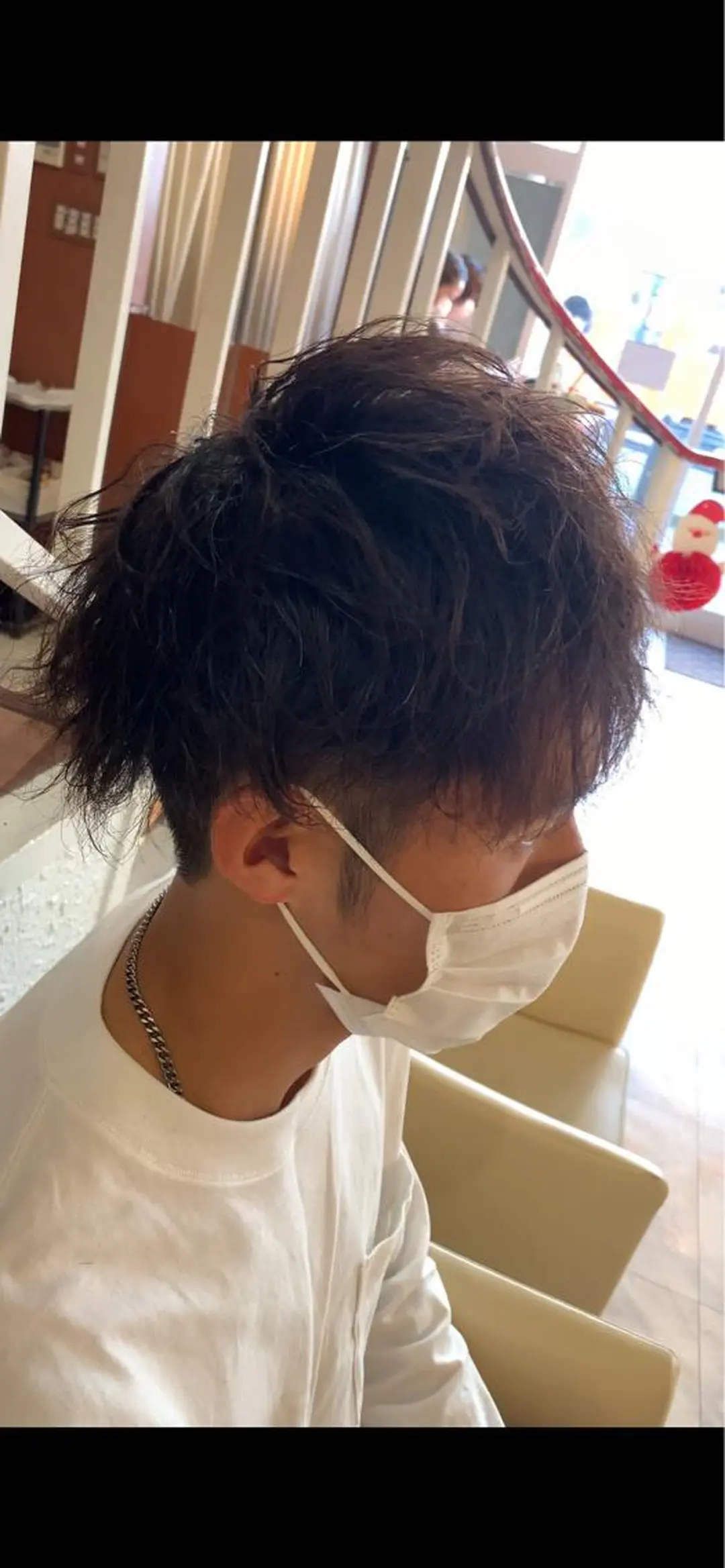 メンズ カット パーマ 本田 卓也のヘアスタイル