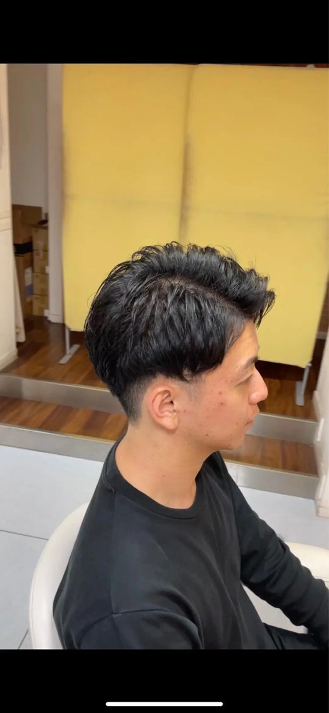 ショート メンズ アップバング フェードカット マッシュ メンズパーマ スキンフェード 🔮メンズ縮毛矯正 メンズパーマ💎竹永のヘアスタイル