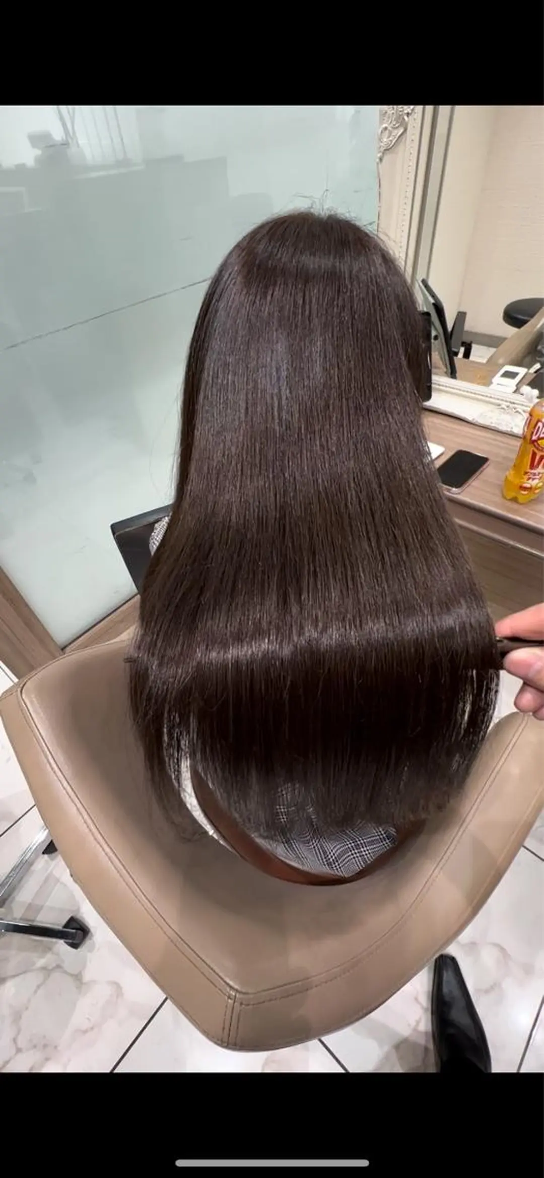 ロング カラー 縮毛矯正 レイヤー×韓国 🇰🇷鈴木啓太のヘアスタイル