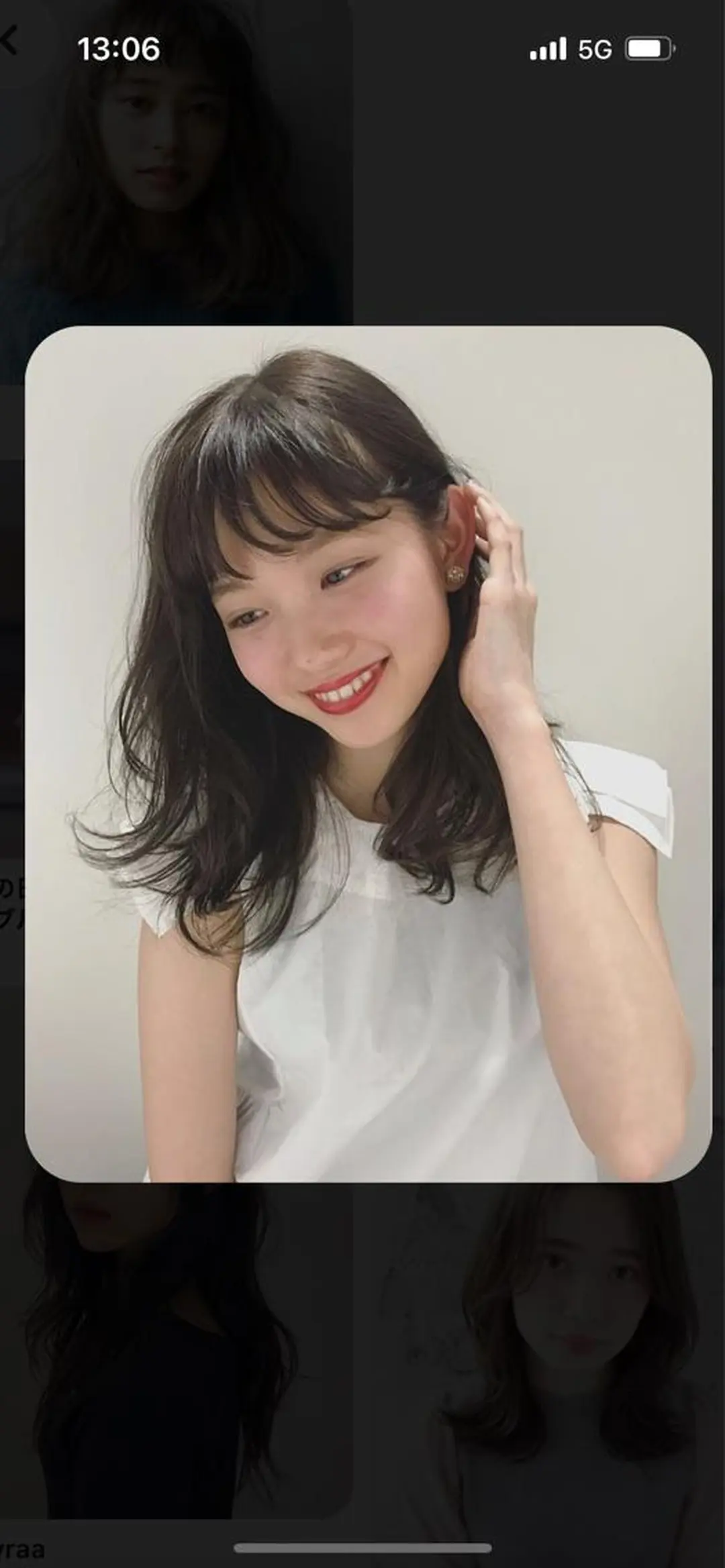 ミディアム 韓国好き🇰🇷 美容師MIKUのヘアスタイル