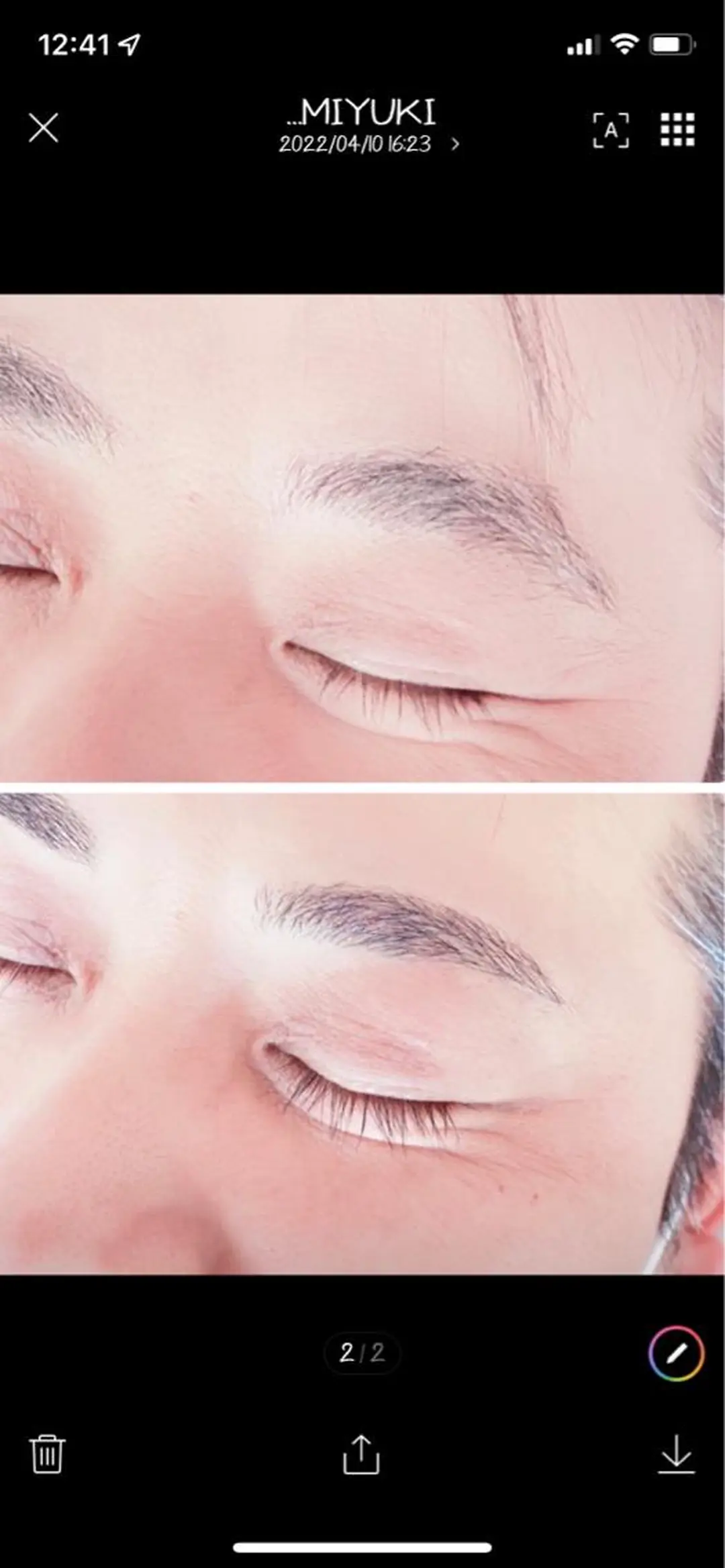 メンズ eyelash salon 3+所属・3+ MIYUKIのマツエク・マツパデザイン