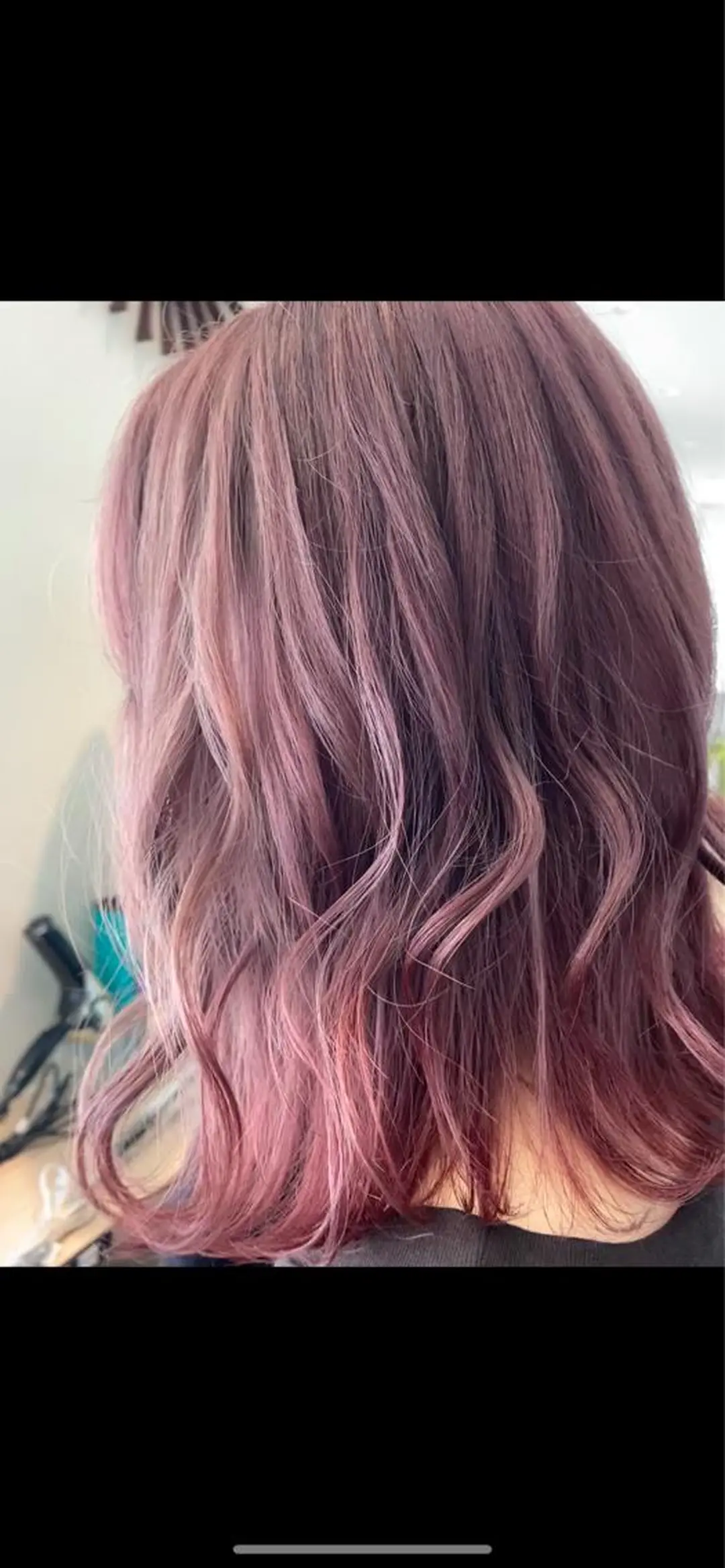 セミロング カラー 透明感カラー🌈 菊池 結衣のヘアスタイル