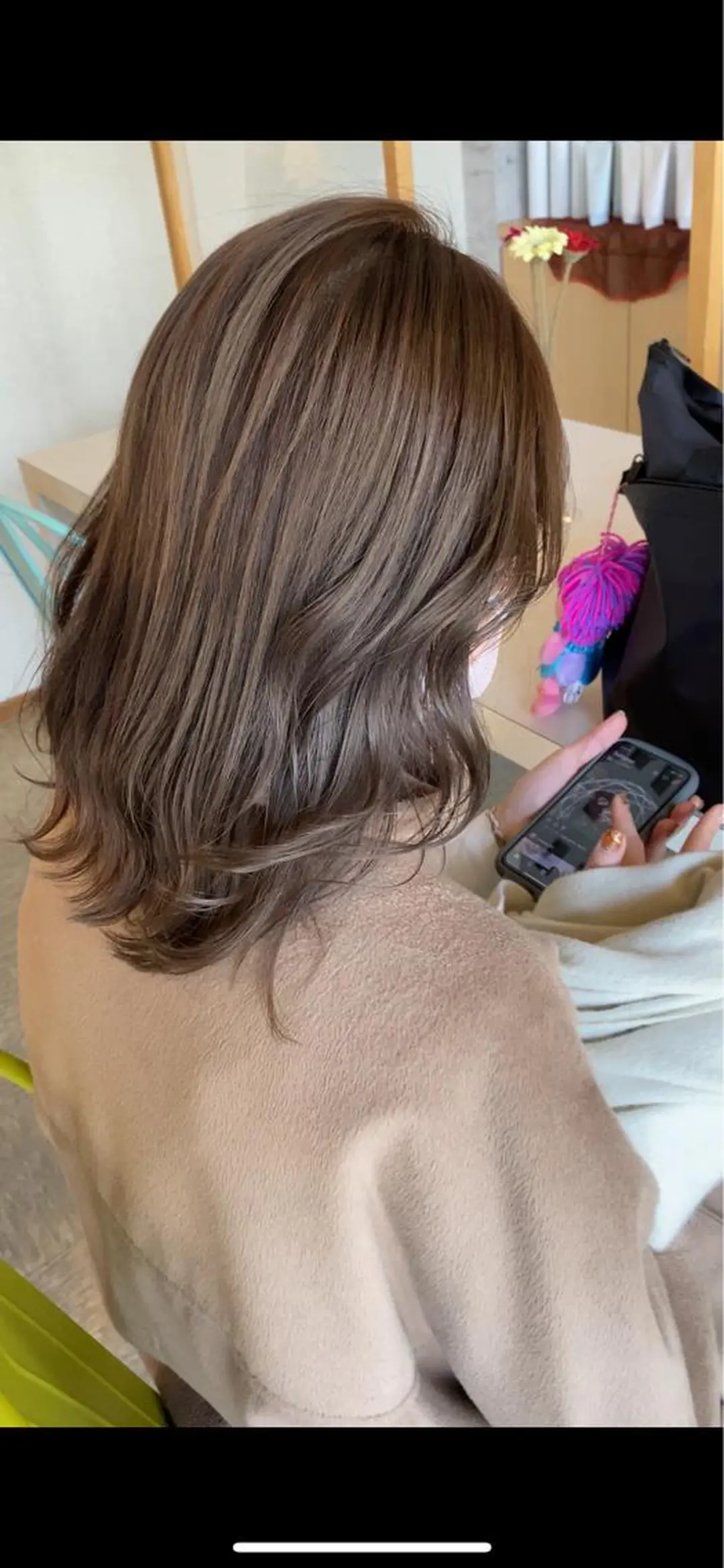 ミディアム カラー ヘアアレンジ グレージュ 🌻井上 マリー🌻のヘアスタイル