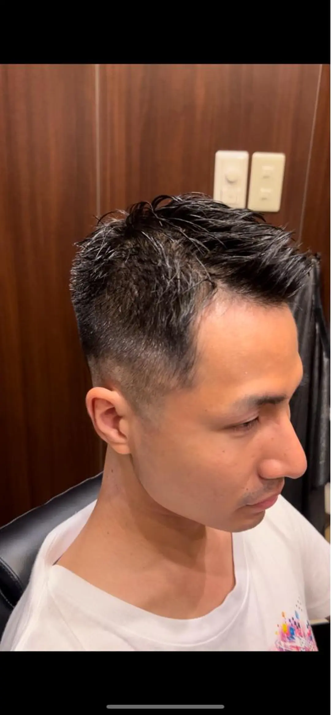 ショート メンズ 大久保 竣太のヘアスタイル