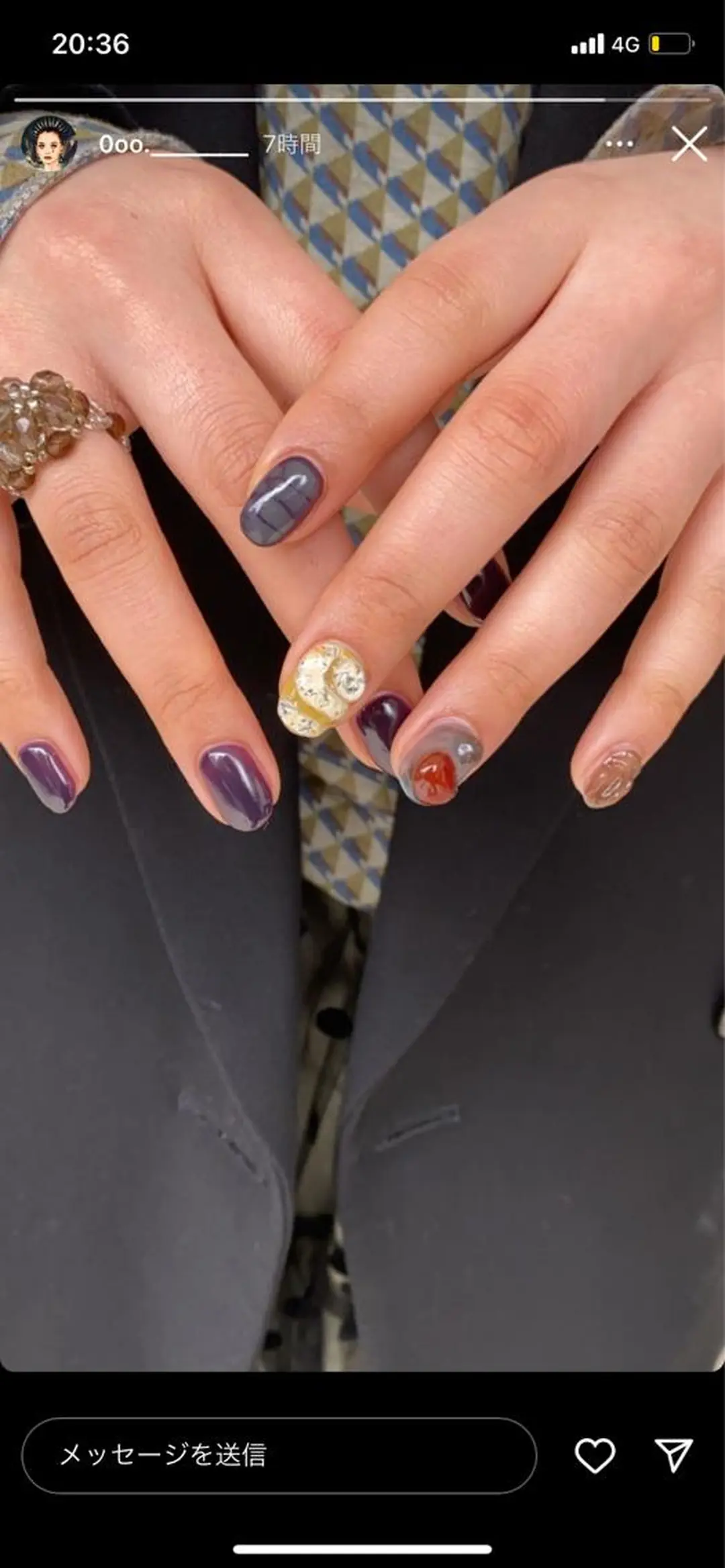 ネイル ハンドネイル 梶山 美月のネイルデザイン