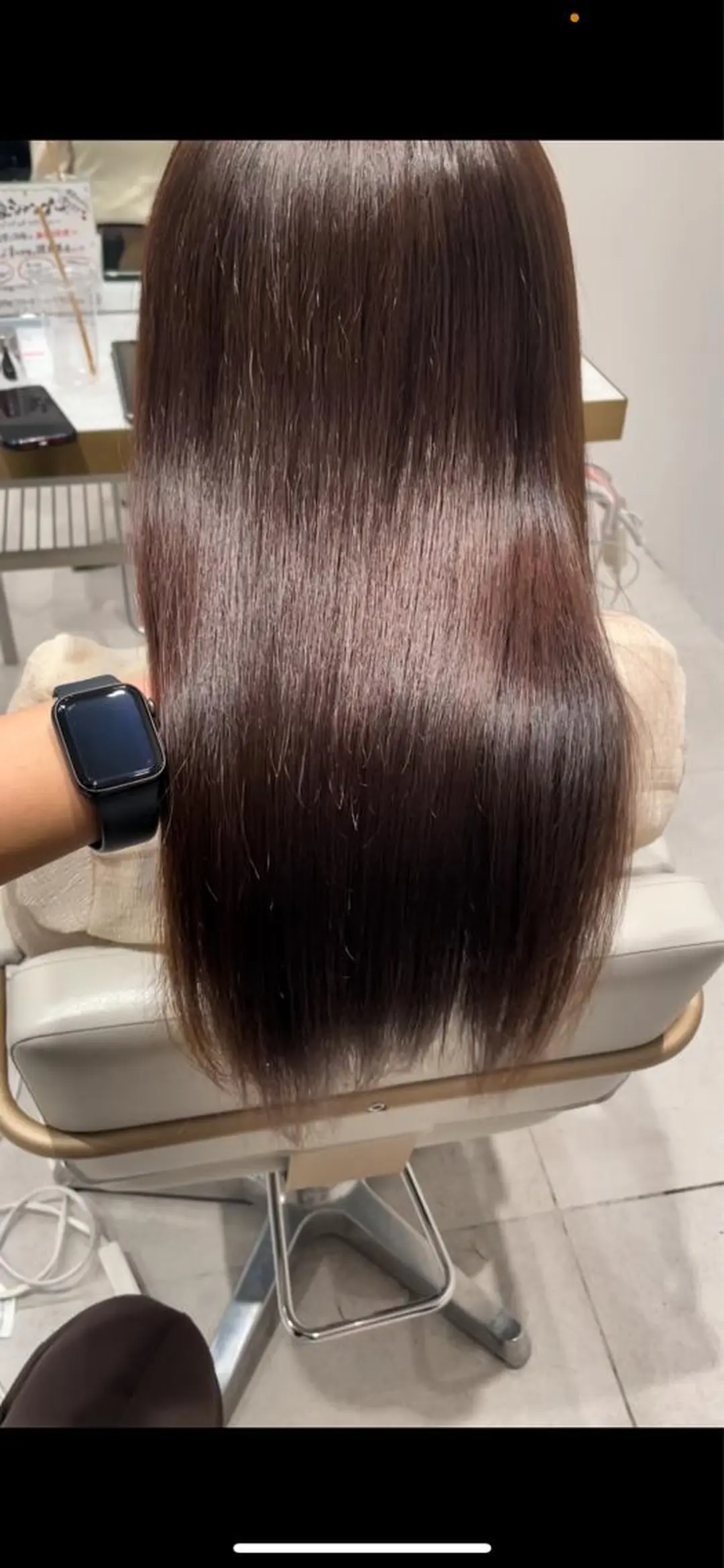 ロング レイヤーカット/透明 感カラー🐬永井瑠栞のヘアスタイル