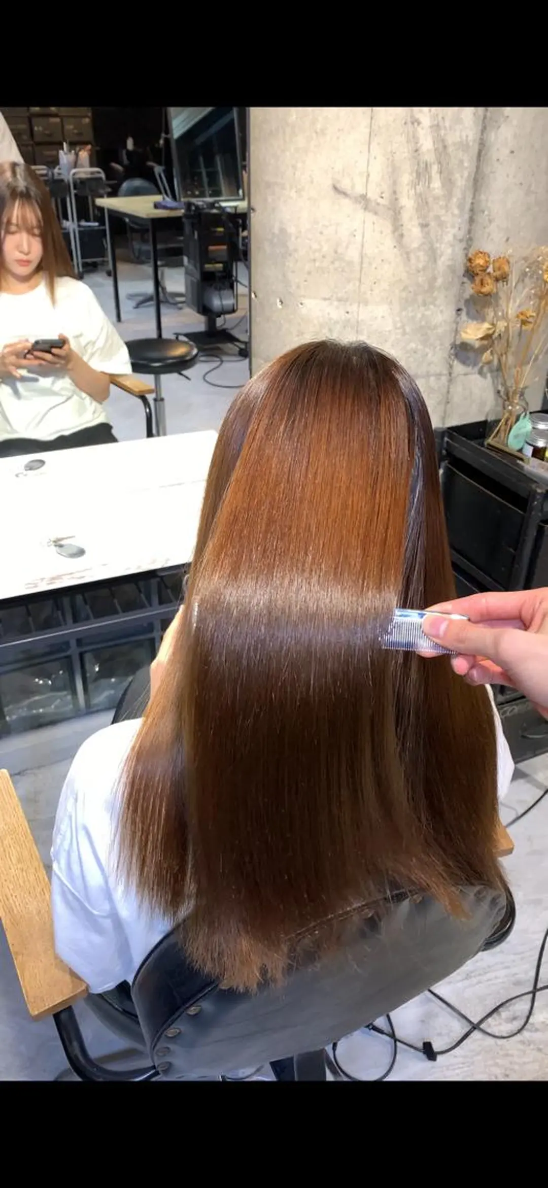 ロング 縮毛矯正 🪐縮毛矯正／海陸 翔のヘアスタイル