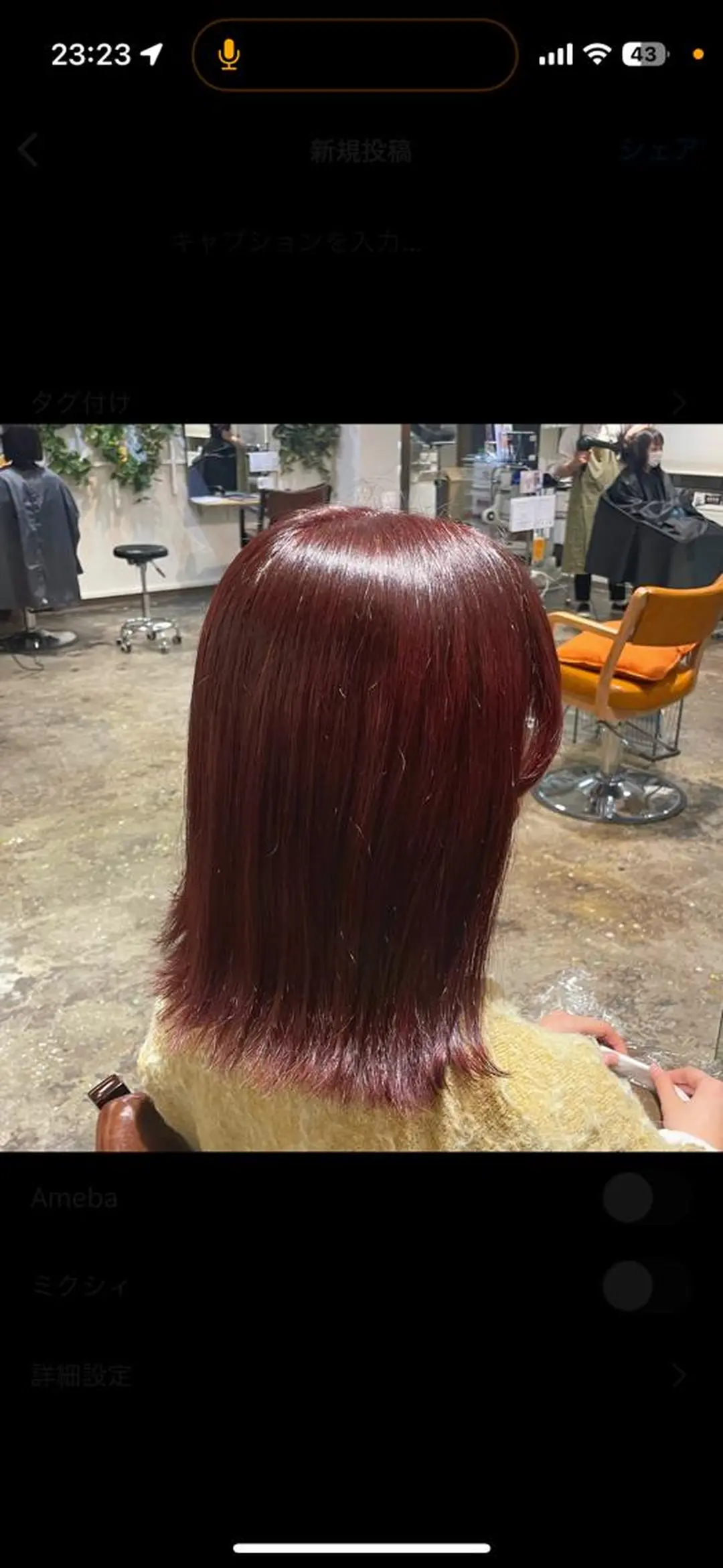 ミディアム カラー ヘアアレンジ ブリーチ ピンクカラー パープルカラー レッドカラー 🇰🇷韓国スタイル レイヤー/ayanaのヘアスタイル